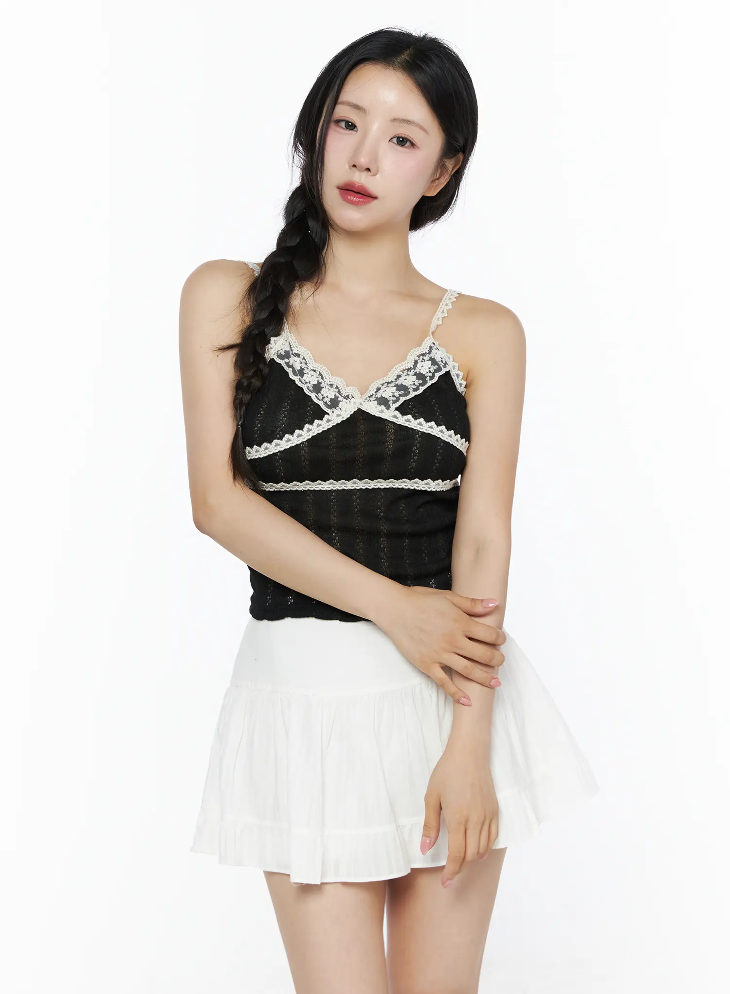 Romantic Lace Cami Top IU525 - Image 2