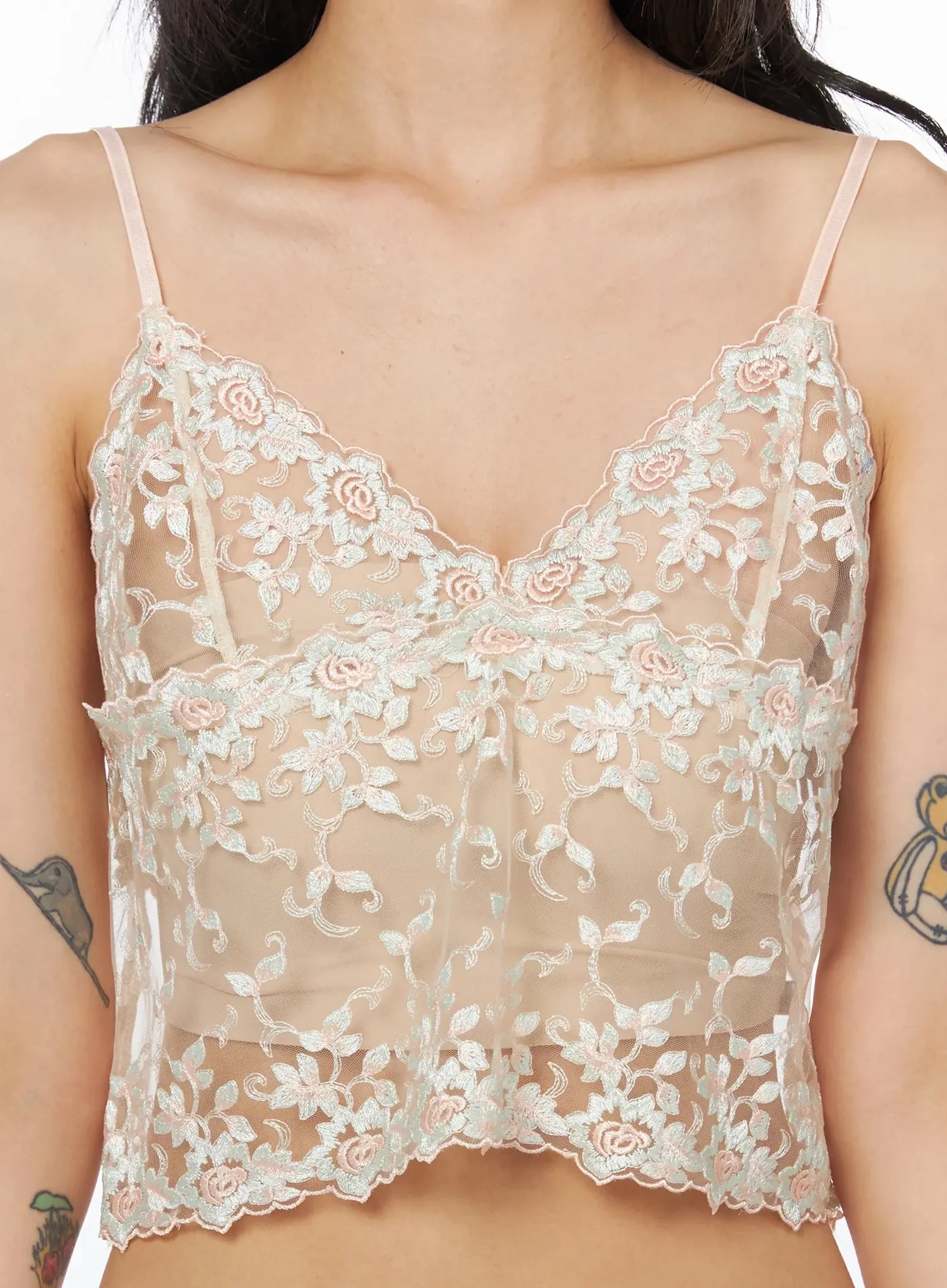 Romantic Lace Embroidered Cami IU509 - Image 6