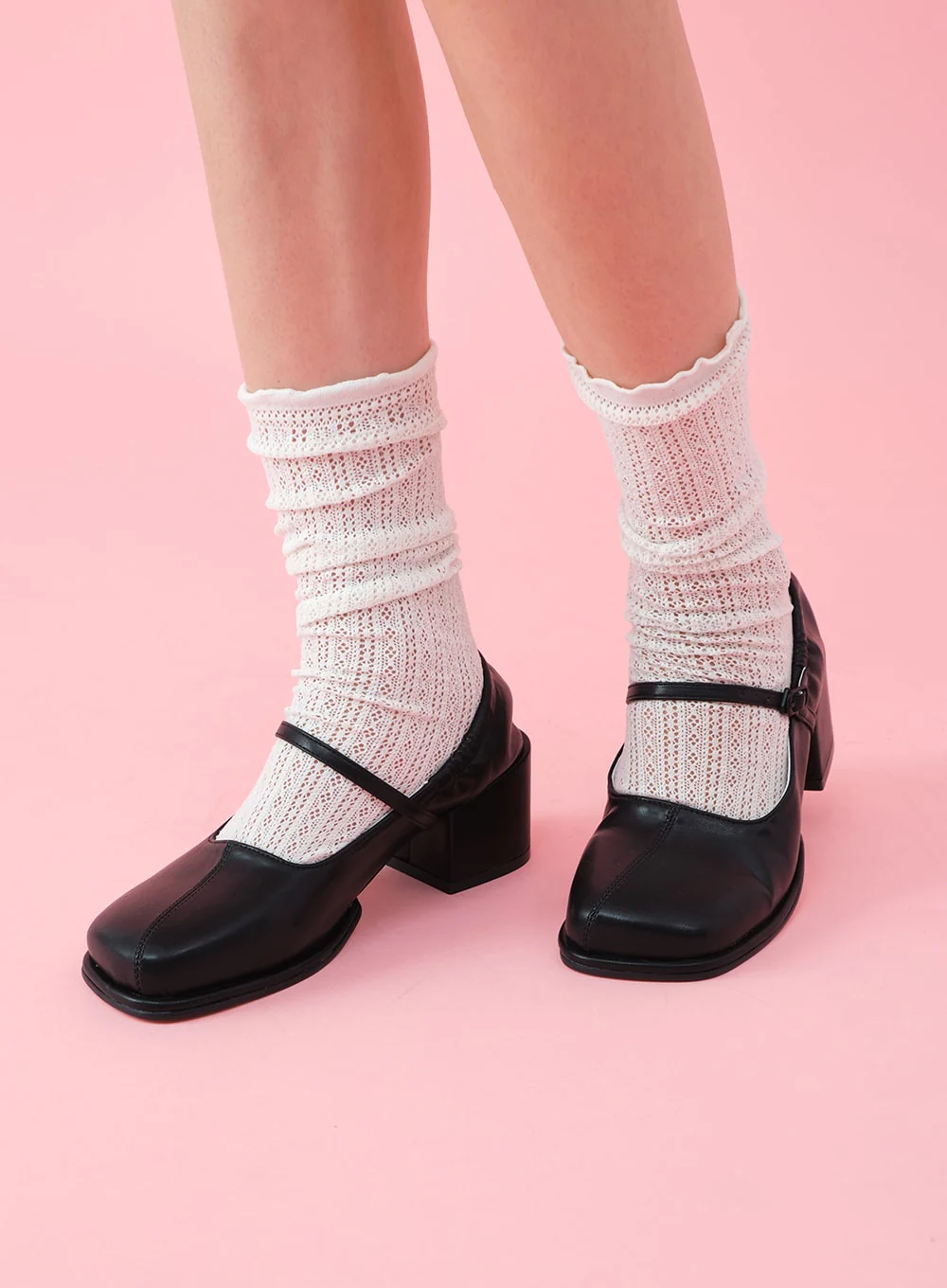 Round Heeled Mary Janes BU5 - Image 2