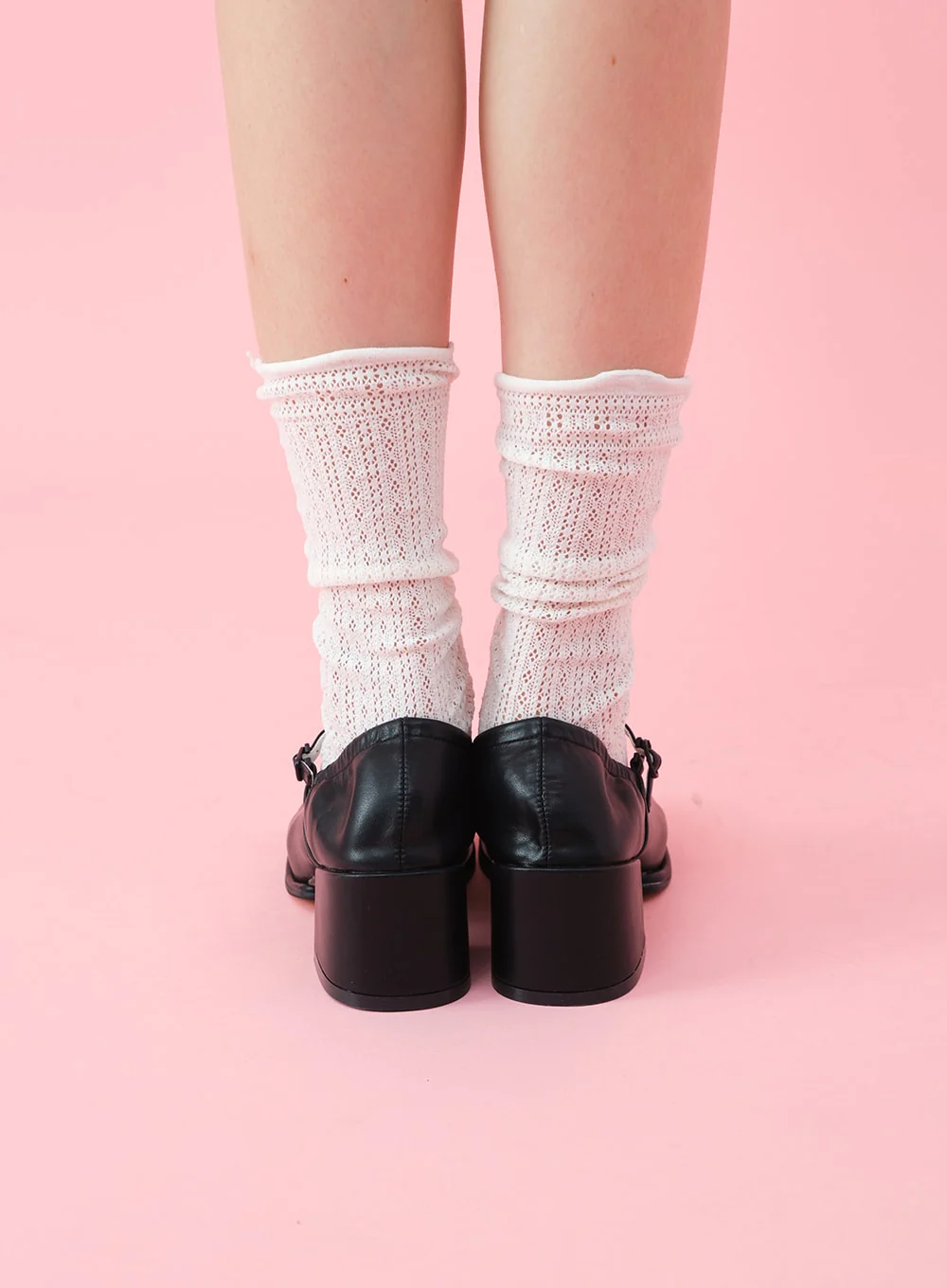 Round Heeled Mary Janes BU5 - Image 3