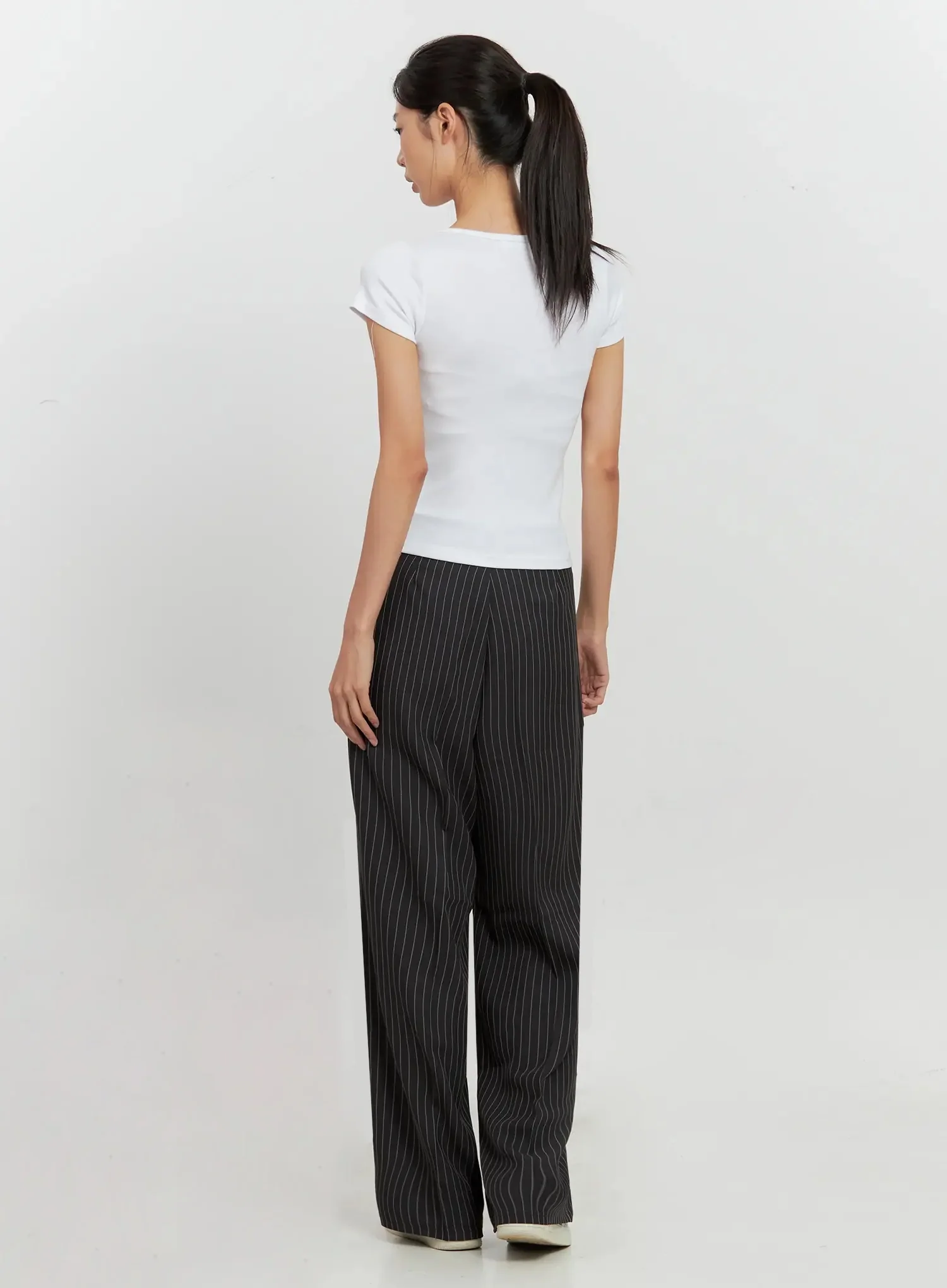 Round Neck Short-Sleeve Top IL528 - Image 15