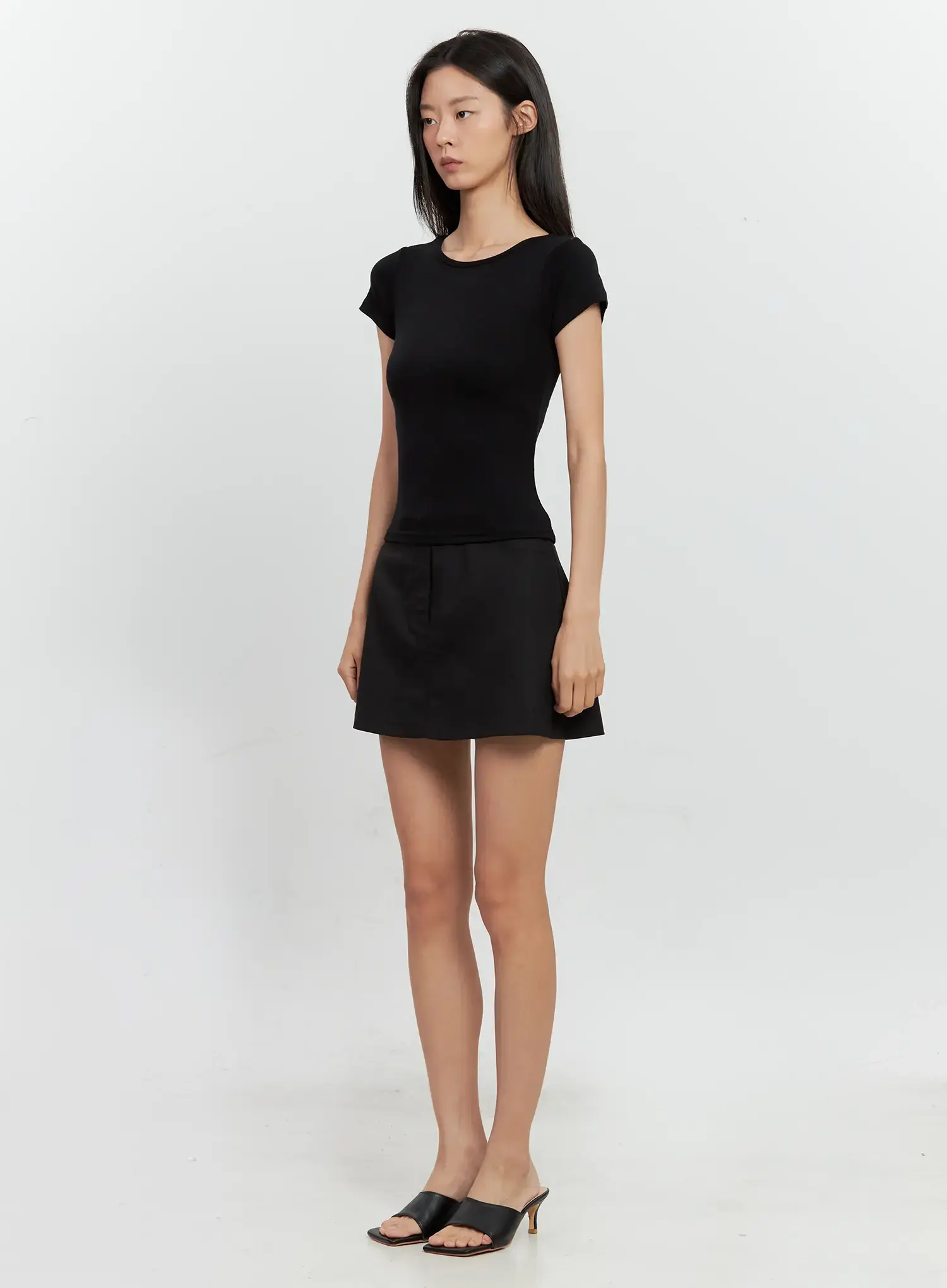 Round Neck Short-Sleeve Top IL528 - Image 22