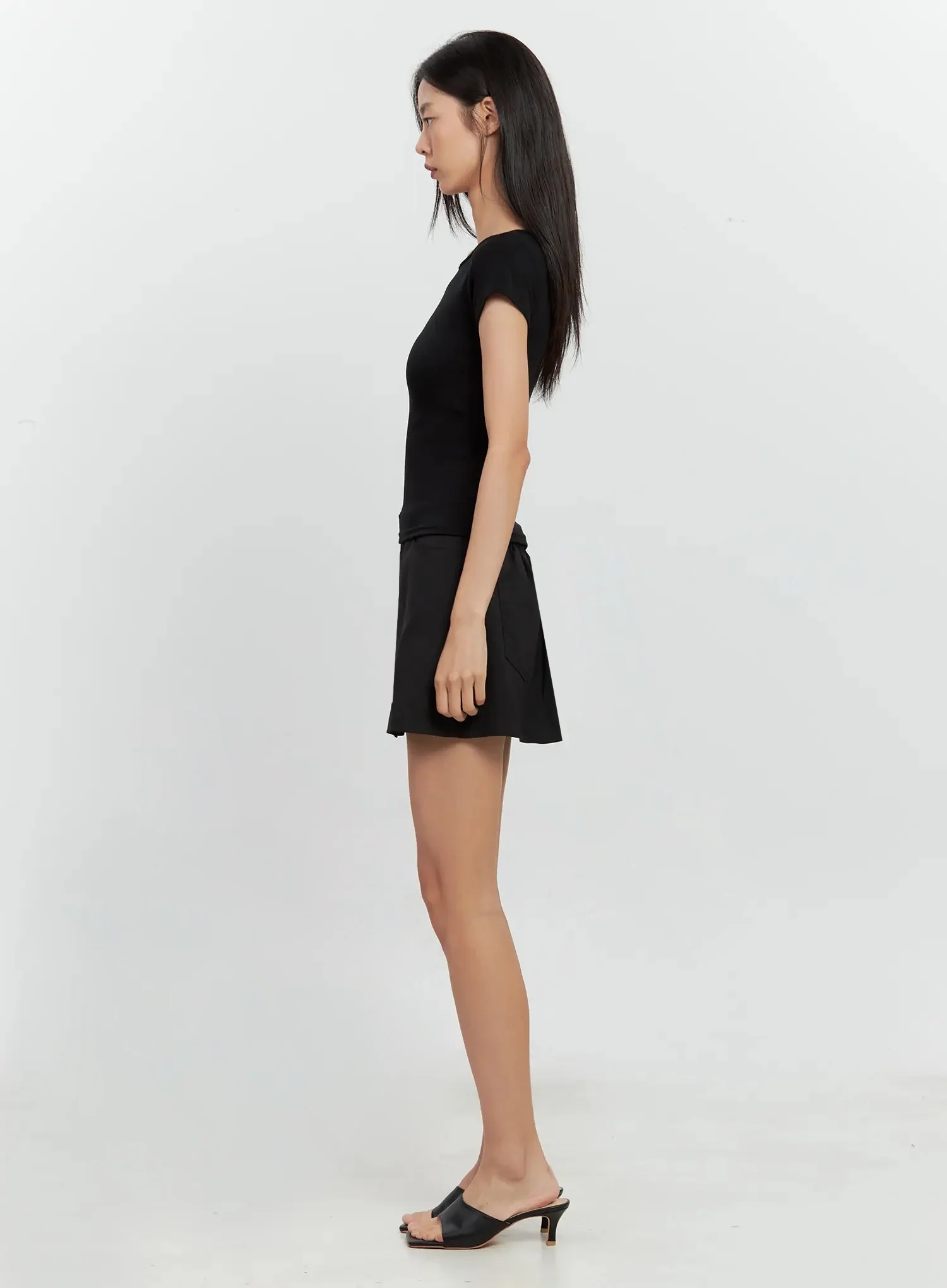 Round Neck Short-Sleeve Top IL528 - Image 23