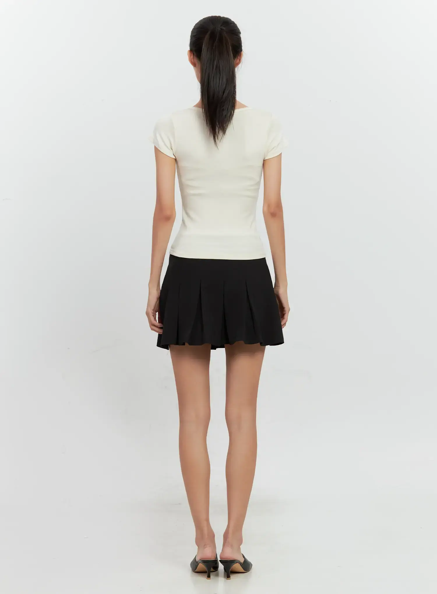 Round Neck Short-Sleeve Top IL528 - Image 32