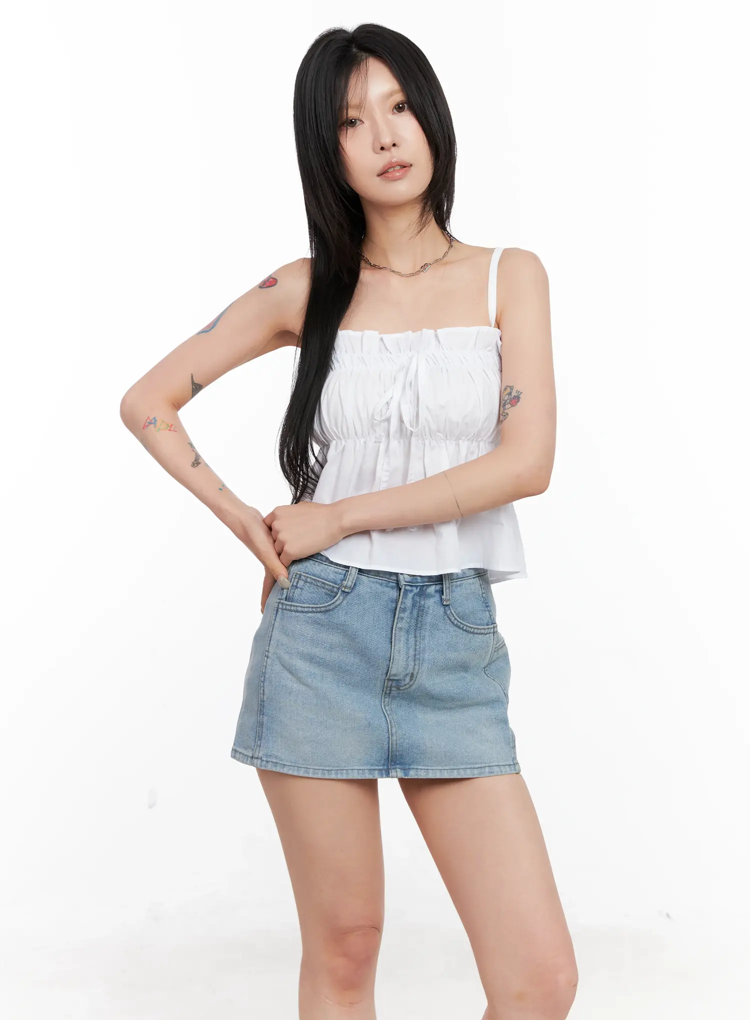 Ruched Cami Top CL525 - Image 11