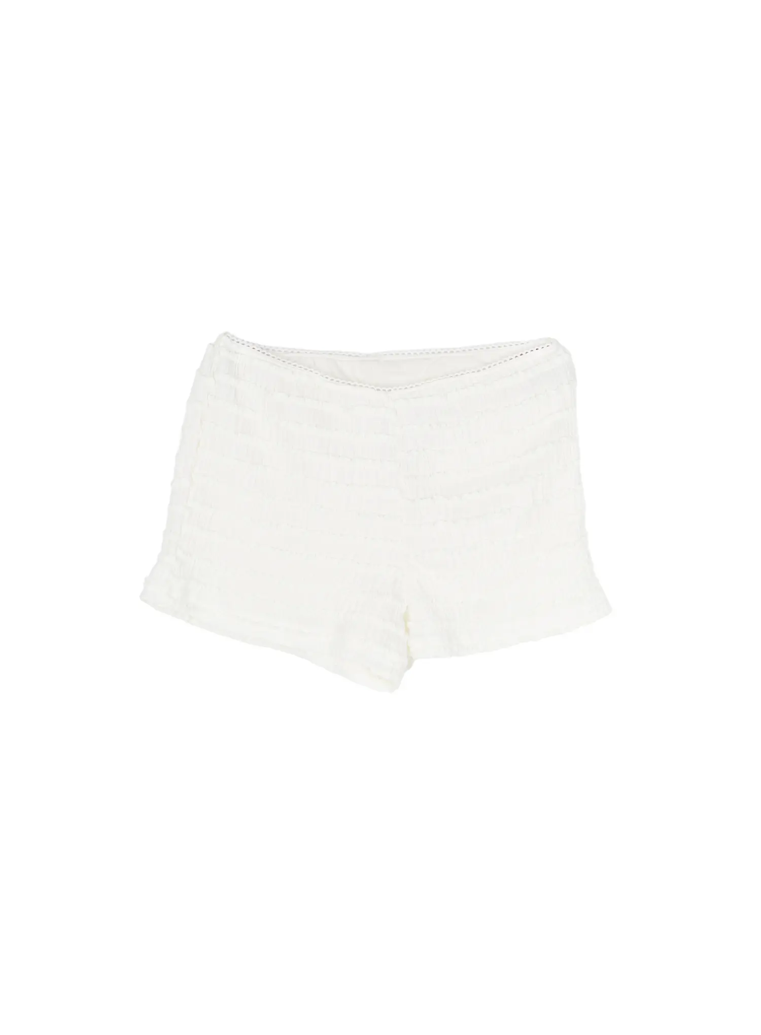 Ruffle Lace Trim Shorts CY513 - Image 10