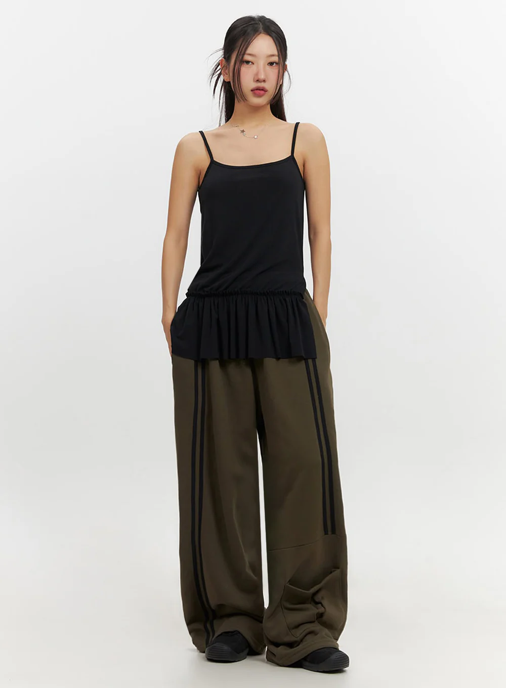 Ruffle Layered Camisole Top IF510 - Image 3