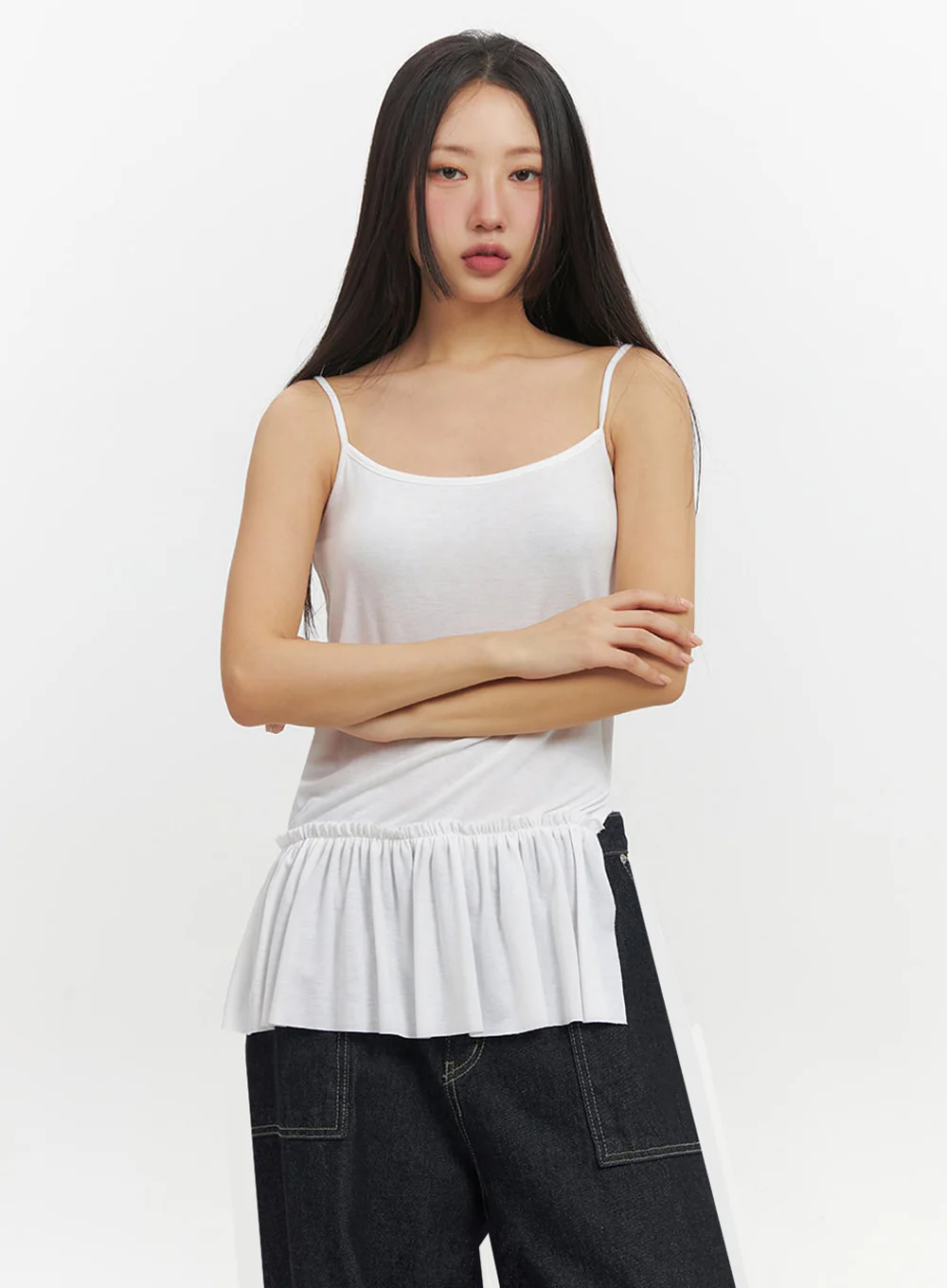 Ruffle Layered Camisole Top IF510 - Image 6