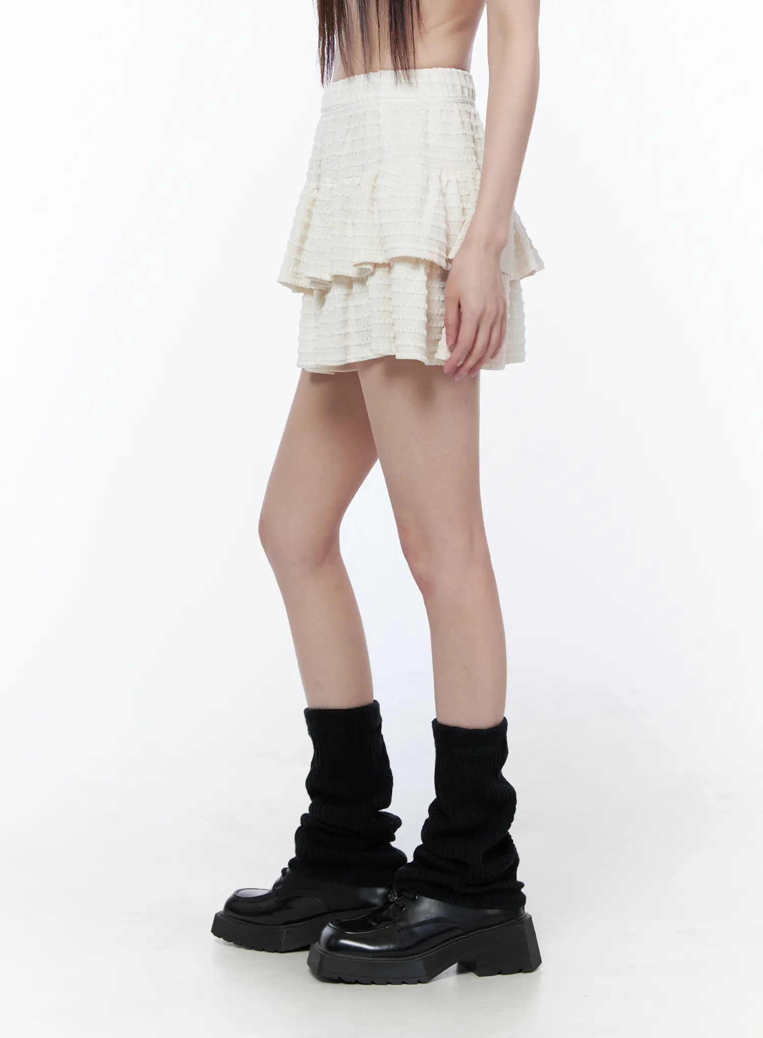 Ruffle Mini Skirt CU519 - Image 3