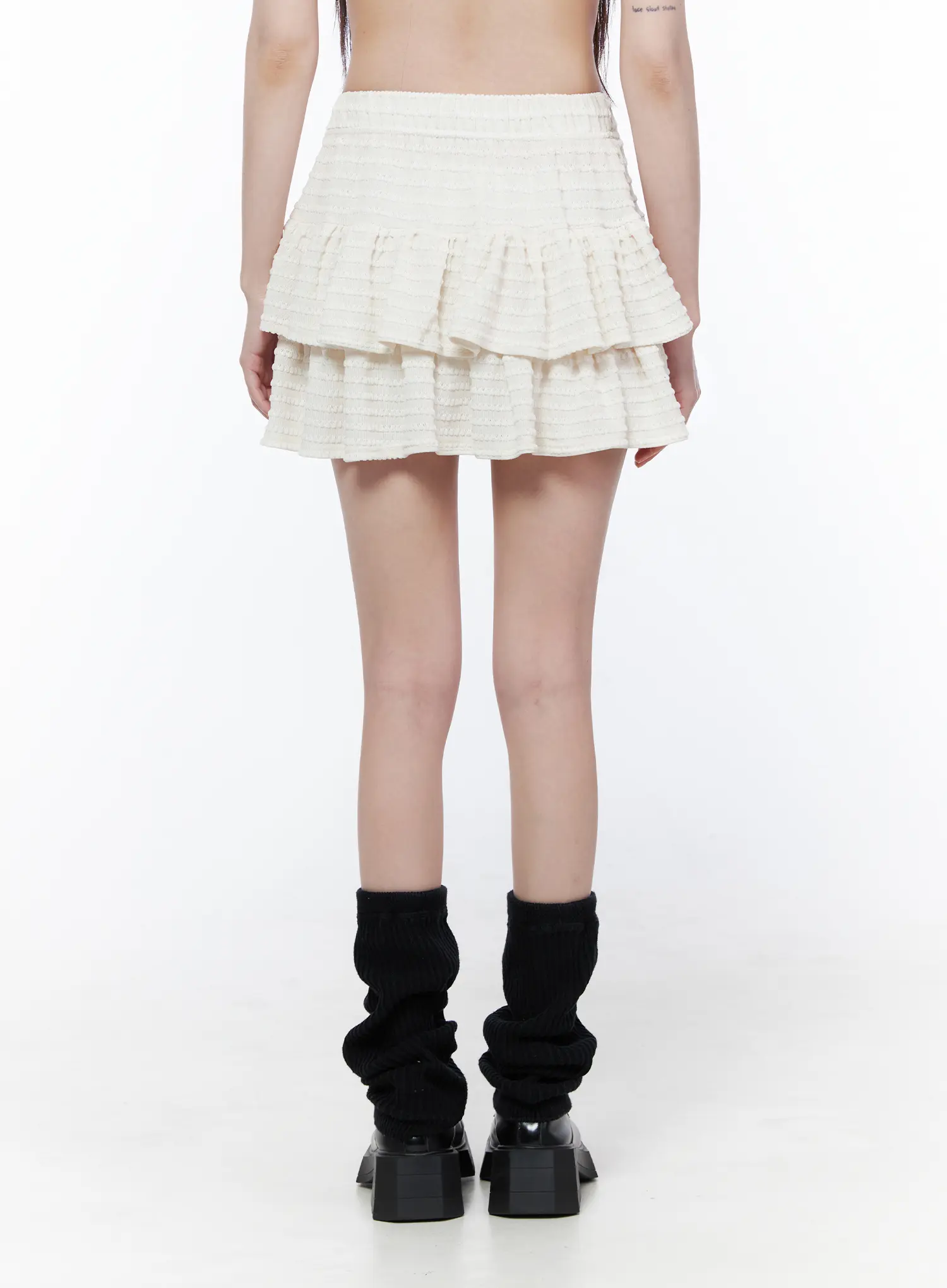 Ruffle Mini Skirt CU519 - Image 4