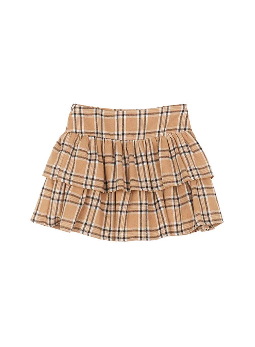 Ruffle Plaid Mini Skirt CM514 - Image 11
