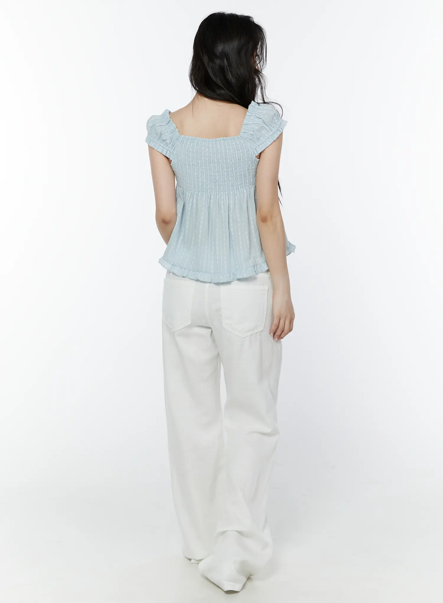 Ruffled Off-Shoulder Blouse IY507 - Image 7