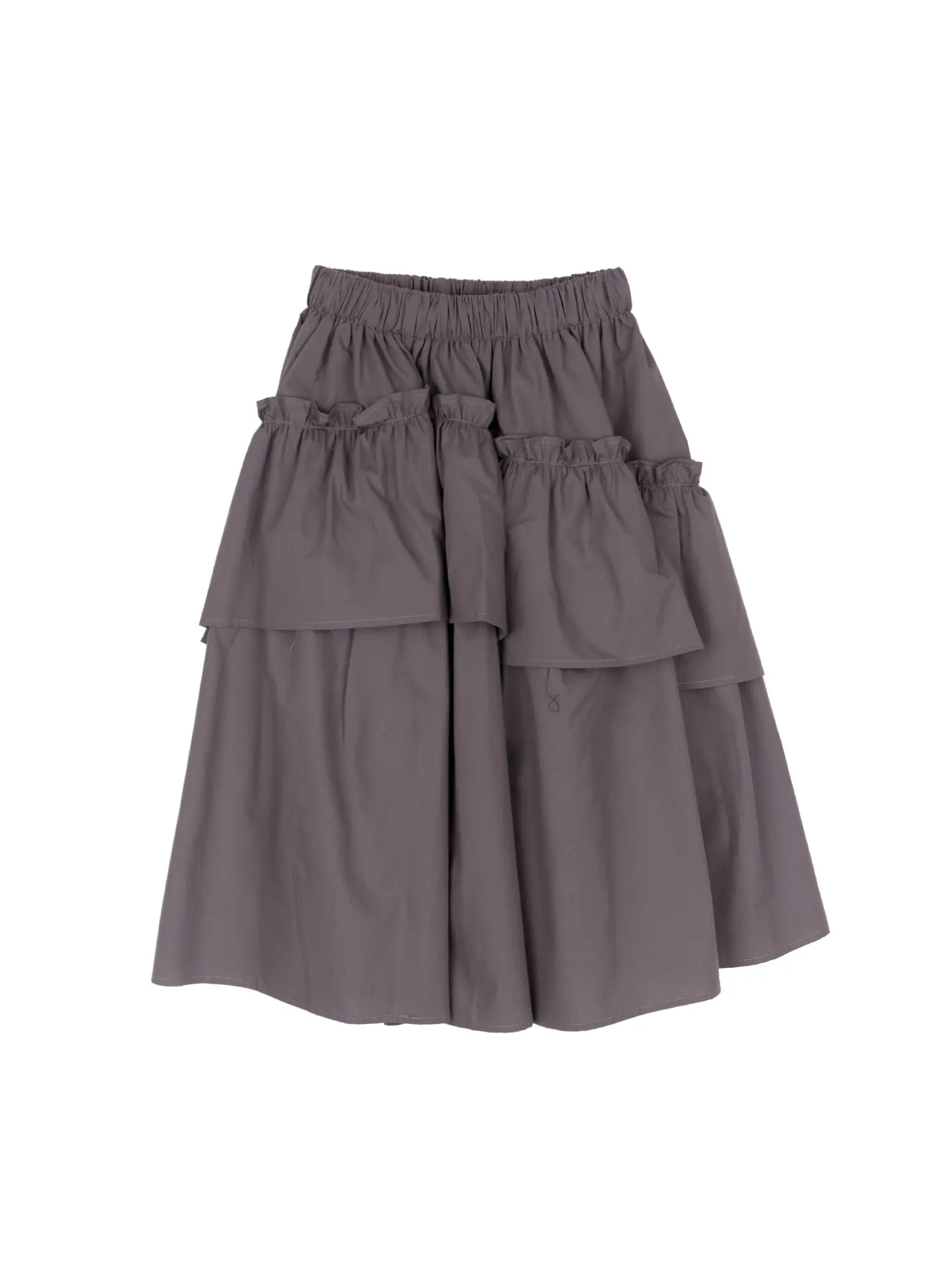 Ruffled Tiered Midi Skirt CA503 - Image 11