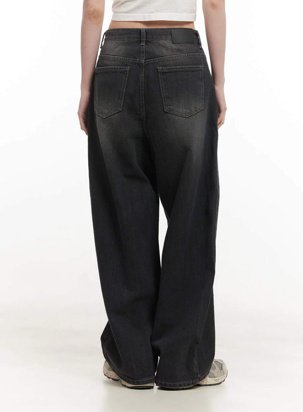 Ruth Washed Wide-Leg Jeans CF514 - Image 5