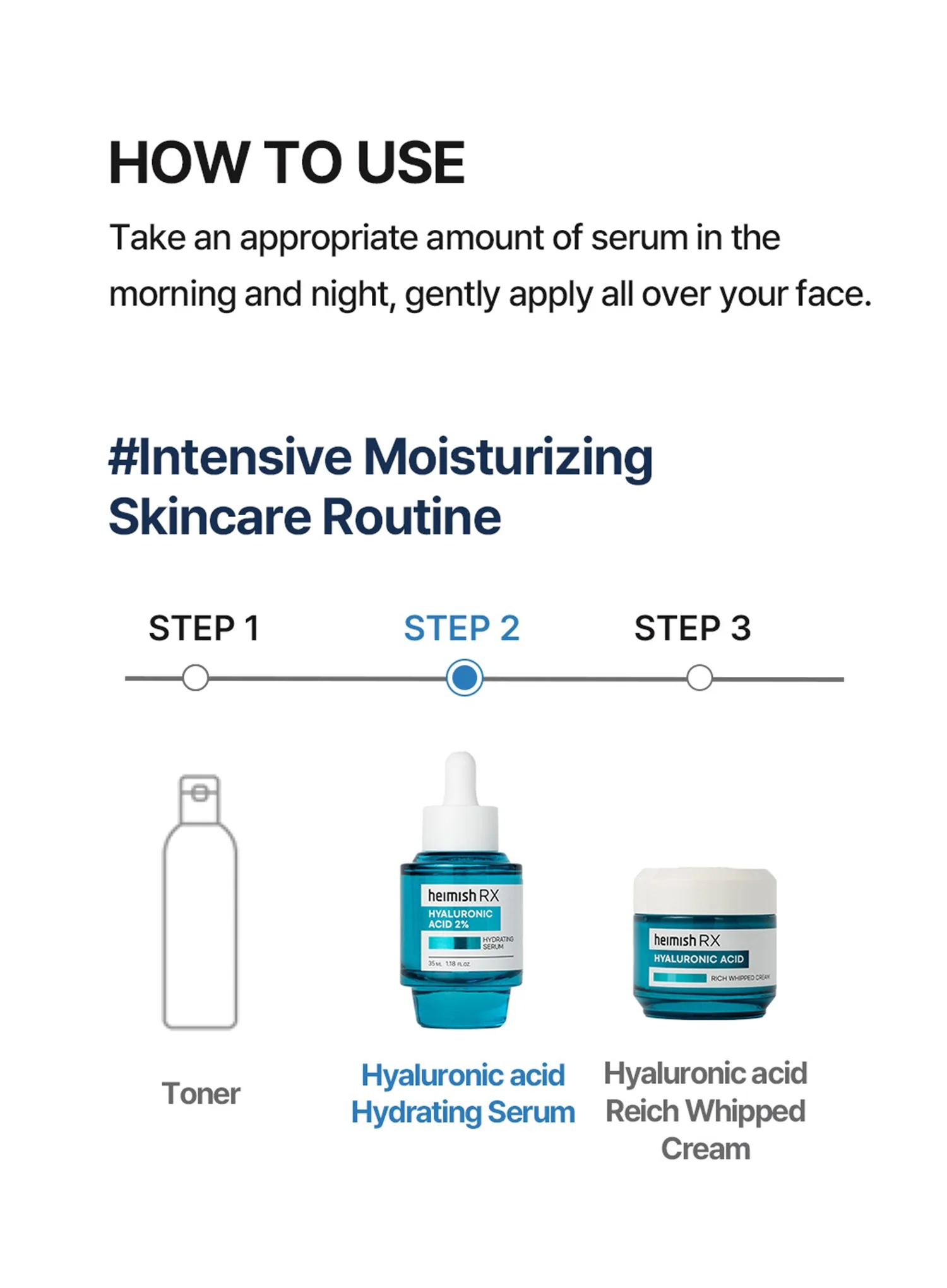 RX Hyaluronic Acid Hydrating Serum (35ml) - Image 12