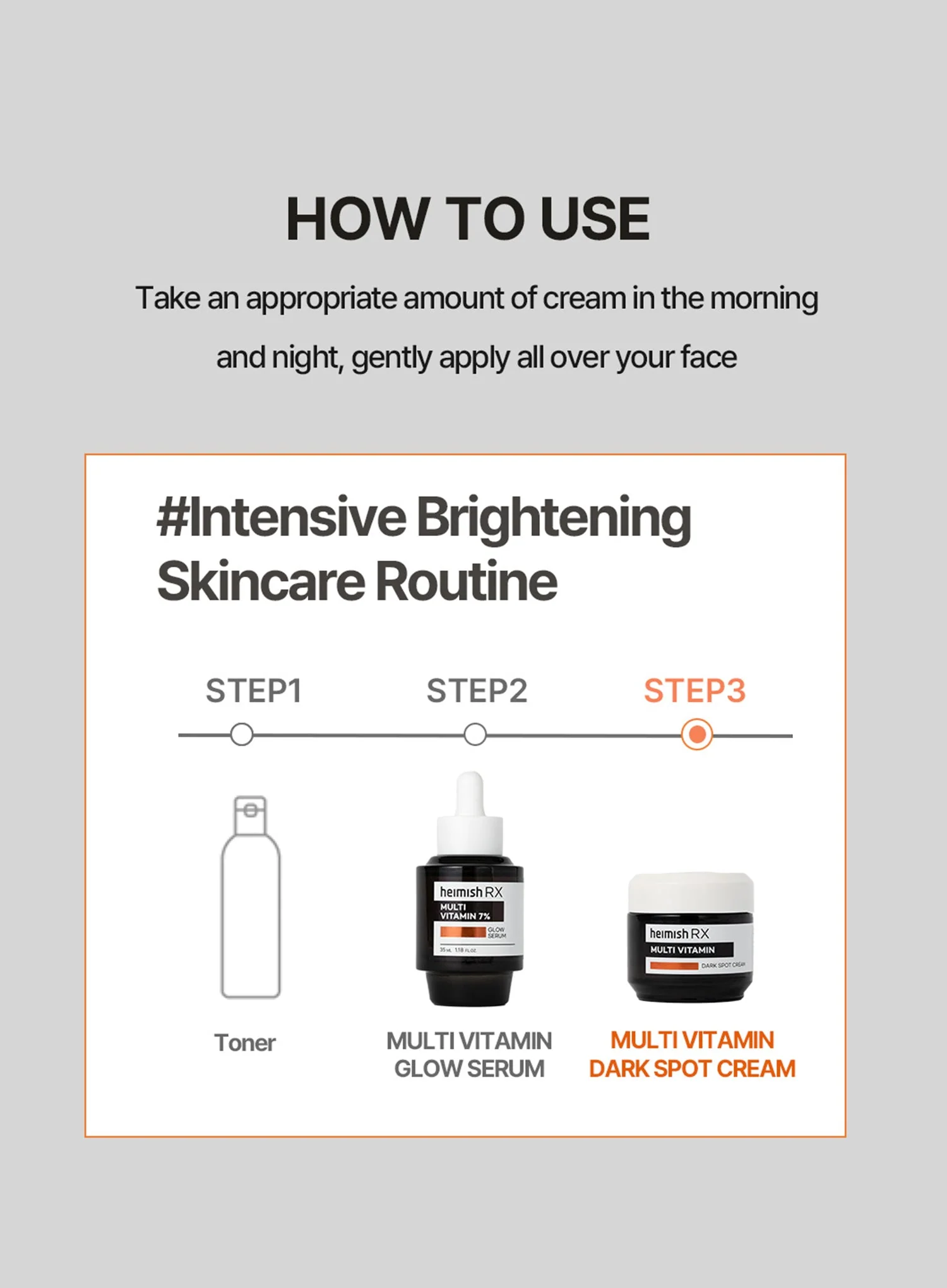 RX Multi Vitamin Dark Spot Cream (50ml) - Image 12