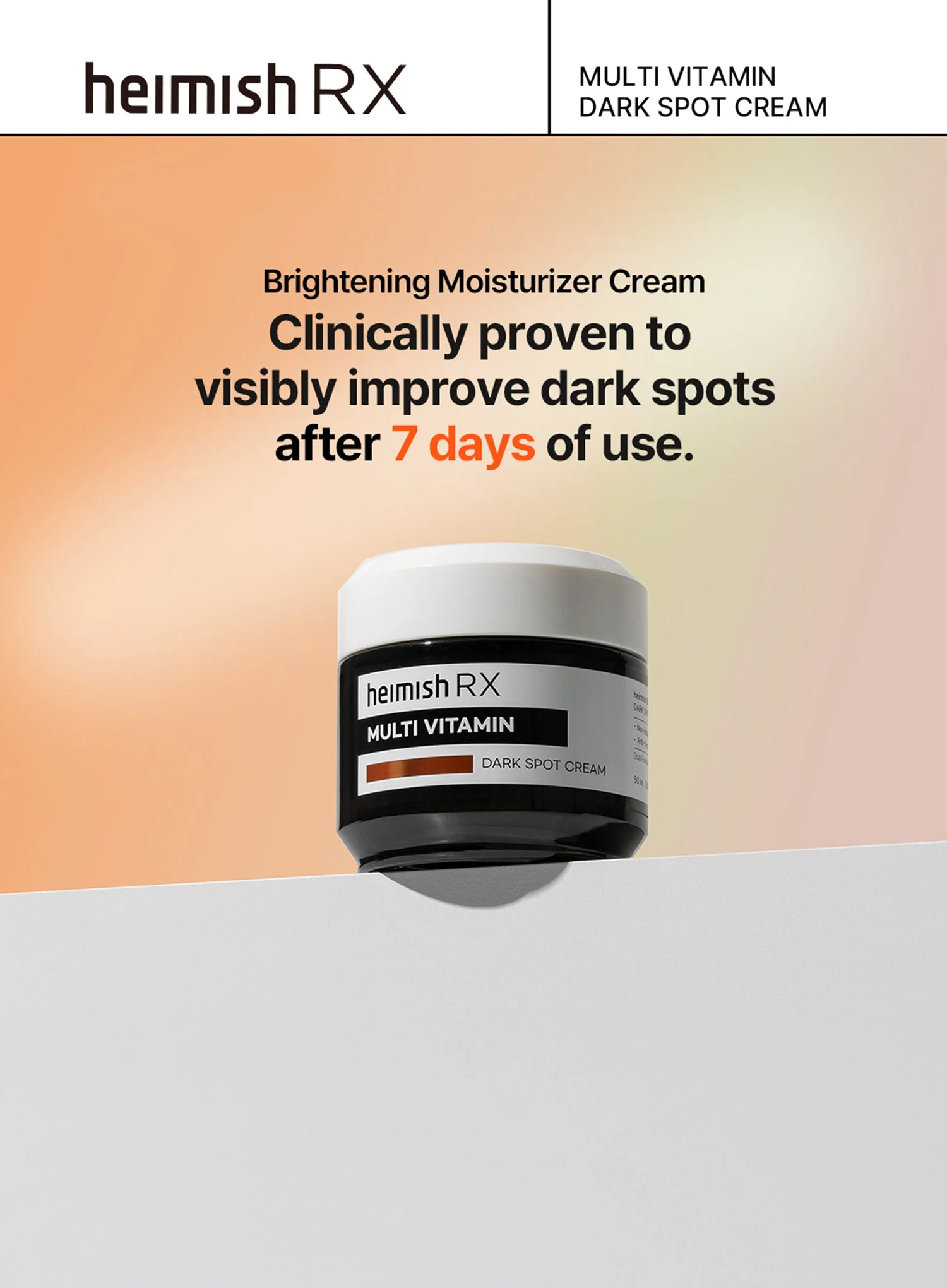 RX Multi Vitamin Dark Spot Cream (50ml) - Image 3