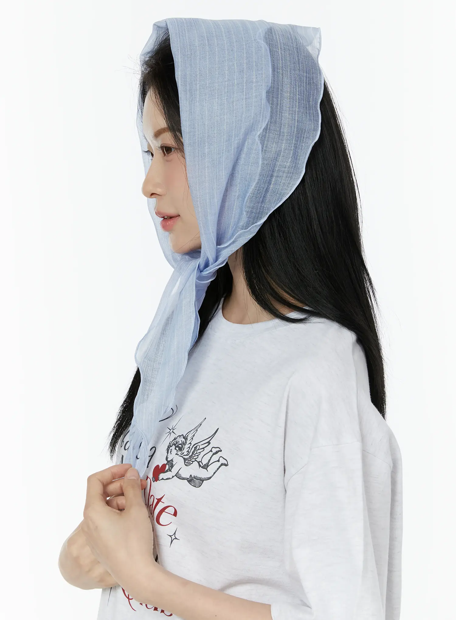 Salinger Blue Neck Scarf IU503 - Image 2