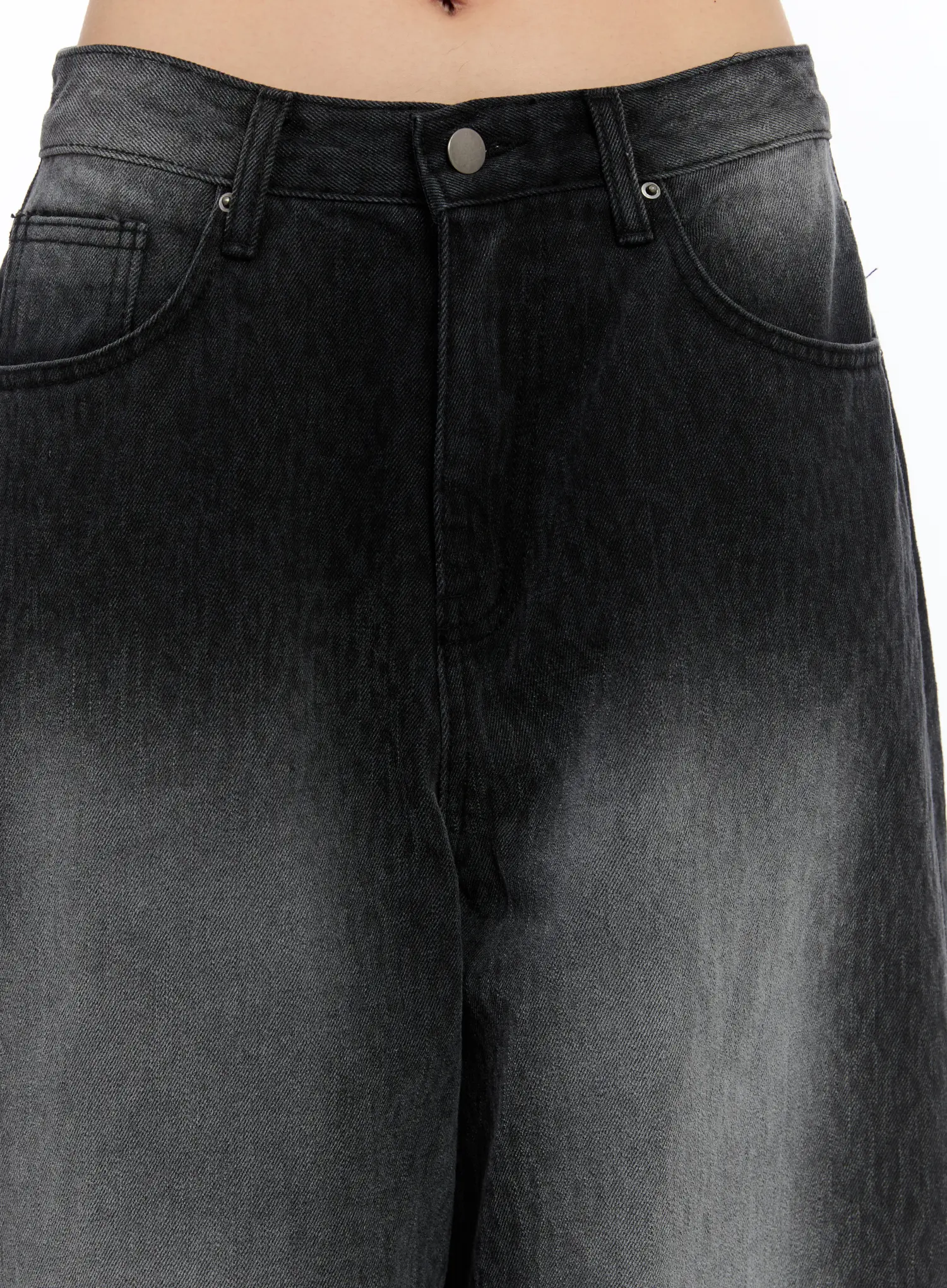 Salma Leopard Print Wide Leg Jeans CA508 - Image 2
