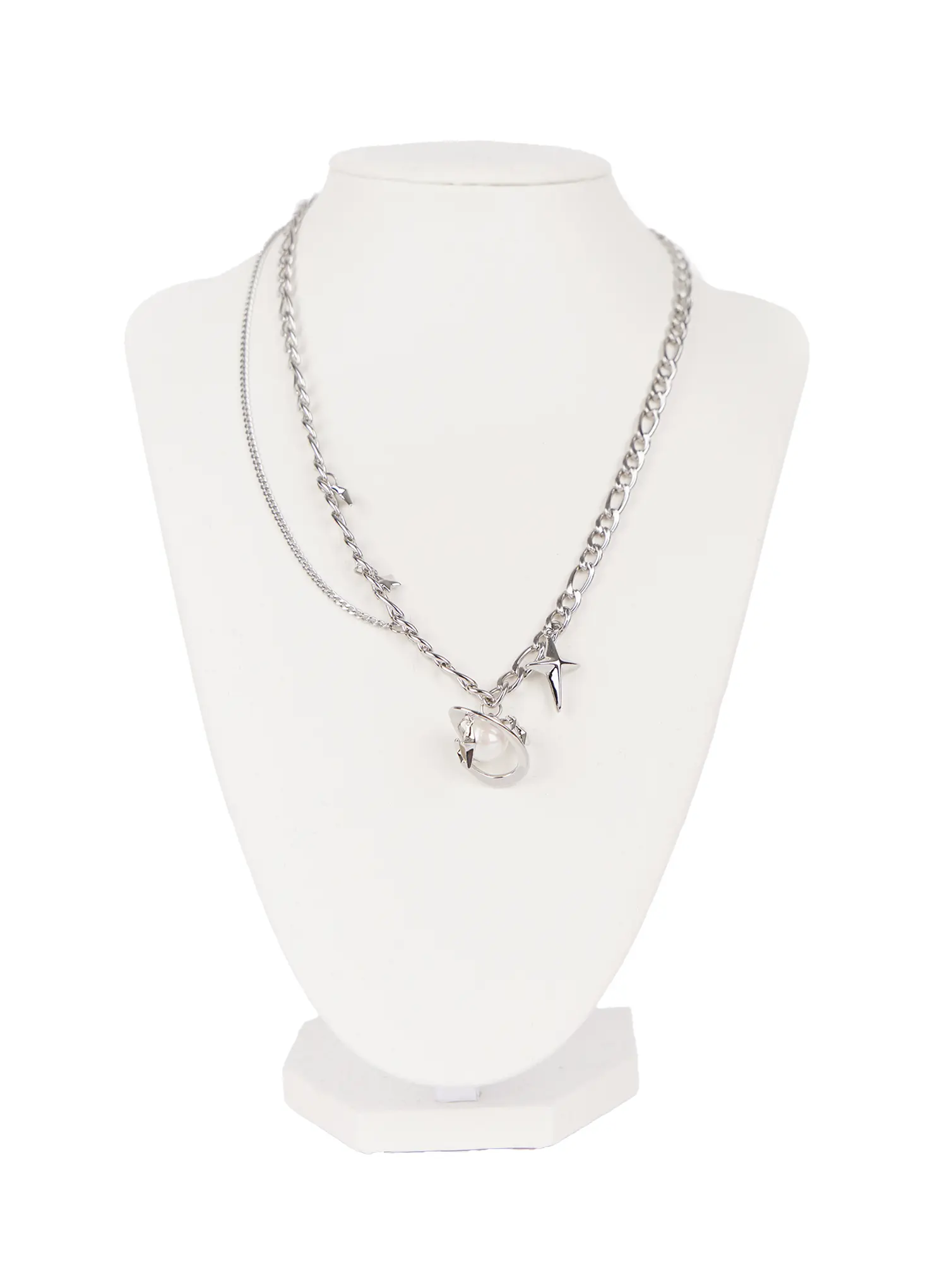 Saturn Chain Necklace CL530 - Image 5