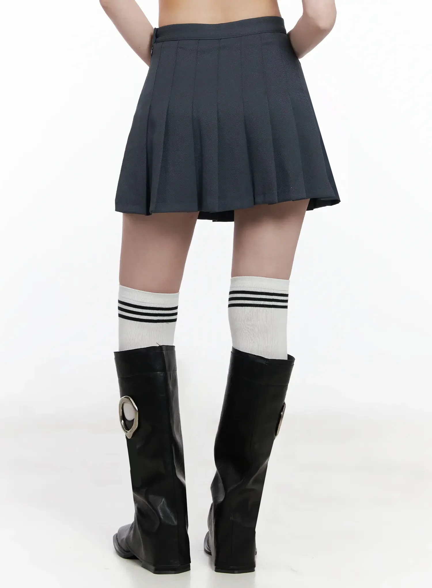 School Girl Mini Skirt IJ528 - Image 11