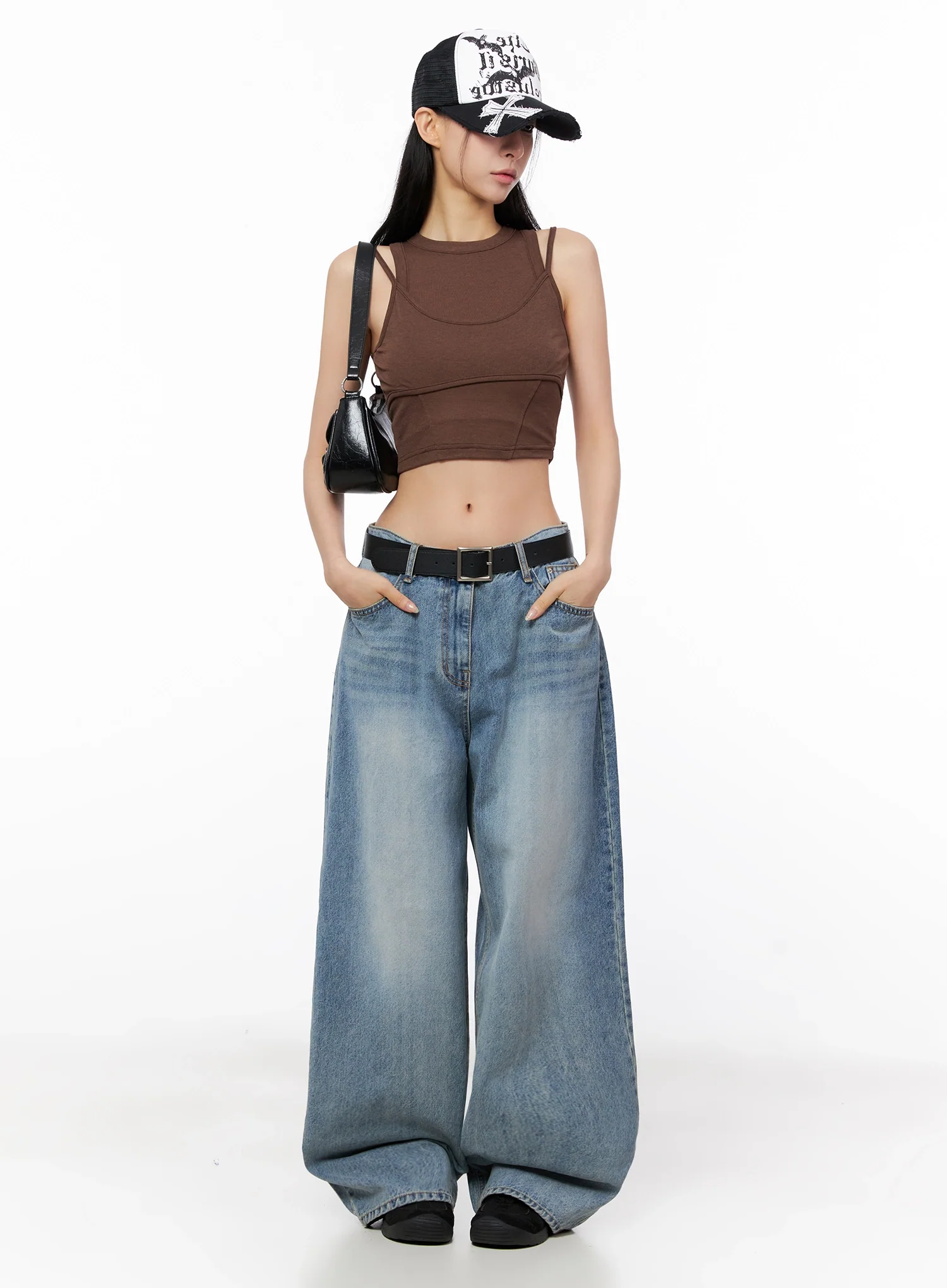 Seojin Washed Wide-Leg Jeans IG508 - Image 2