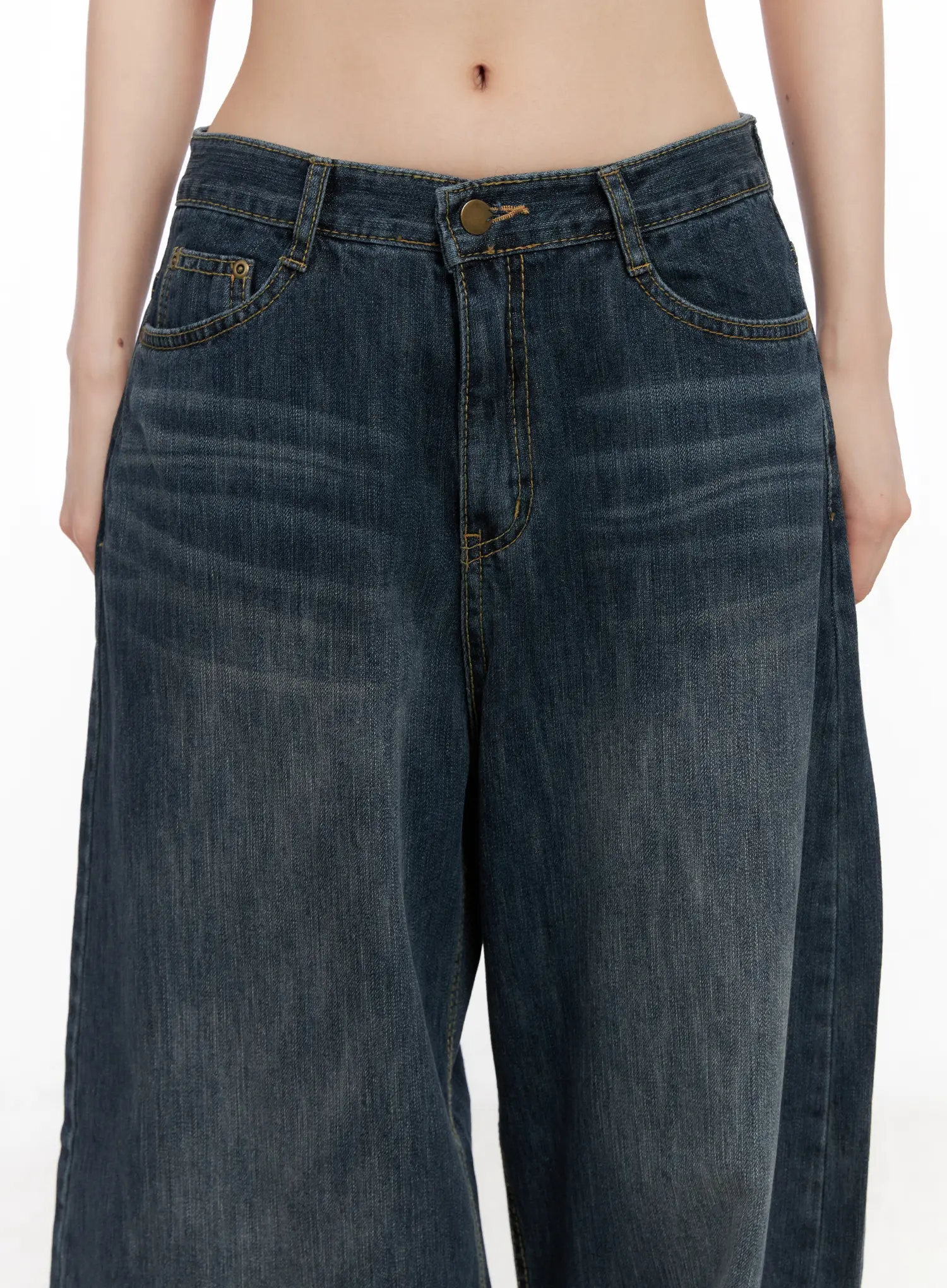 Seoy Washed Denim Jeans CG525 - Image 9