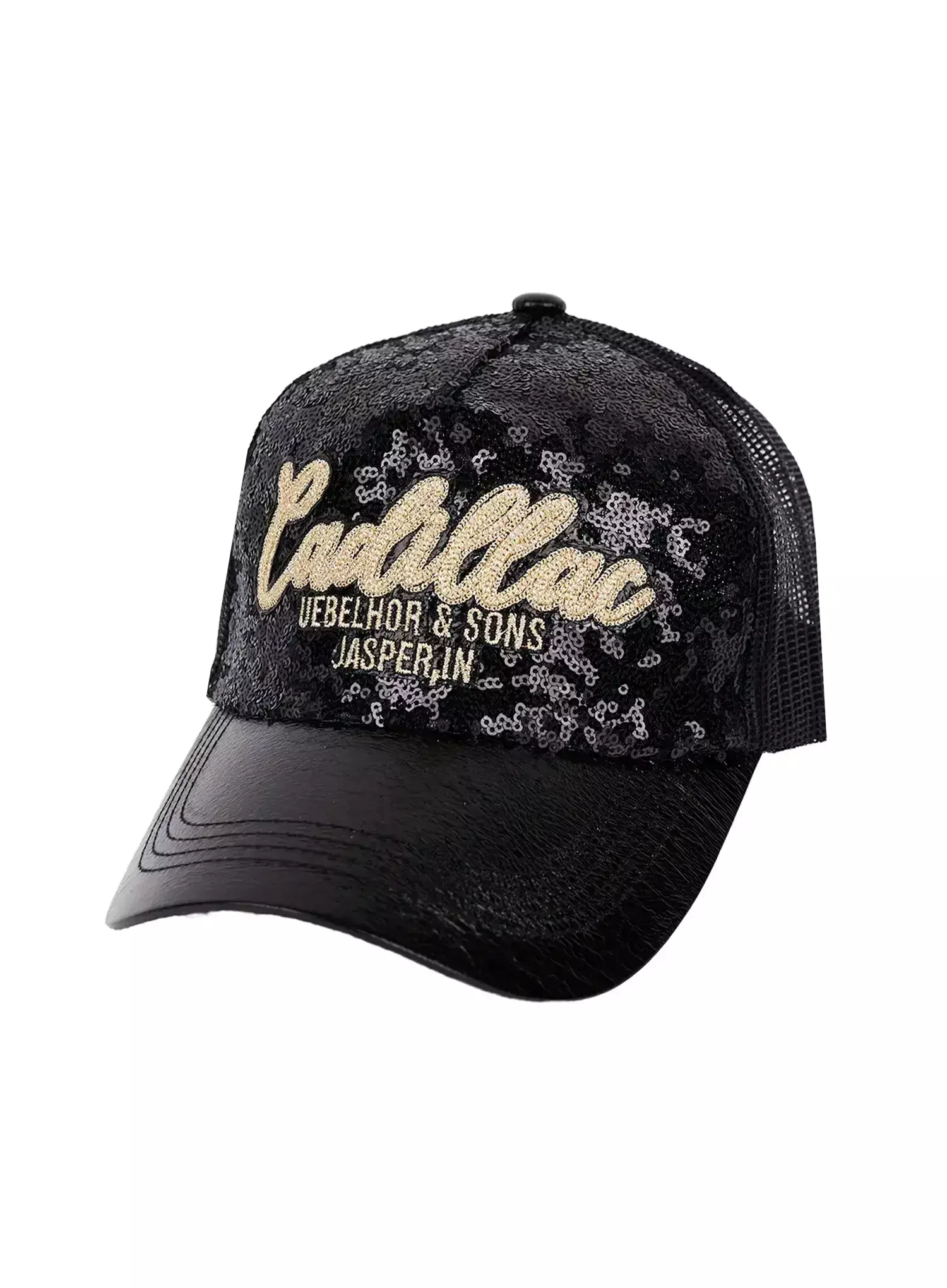 Sequin Lettering Baseball Cap IU509 - Image 12