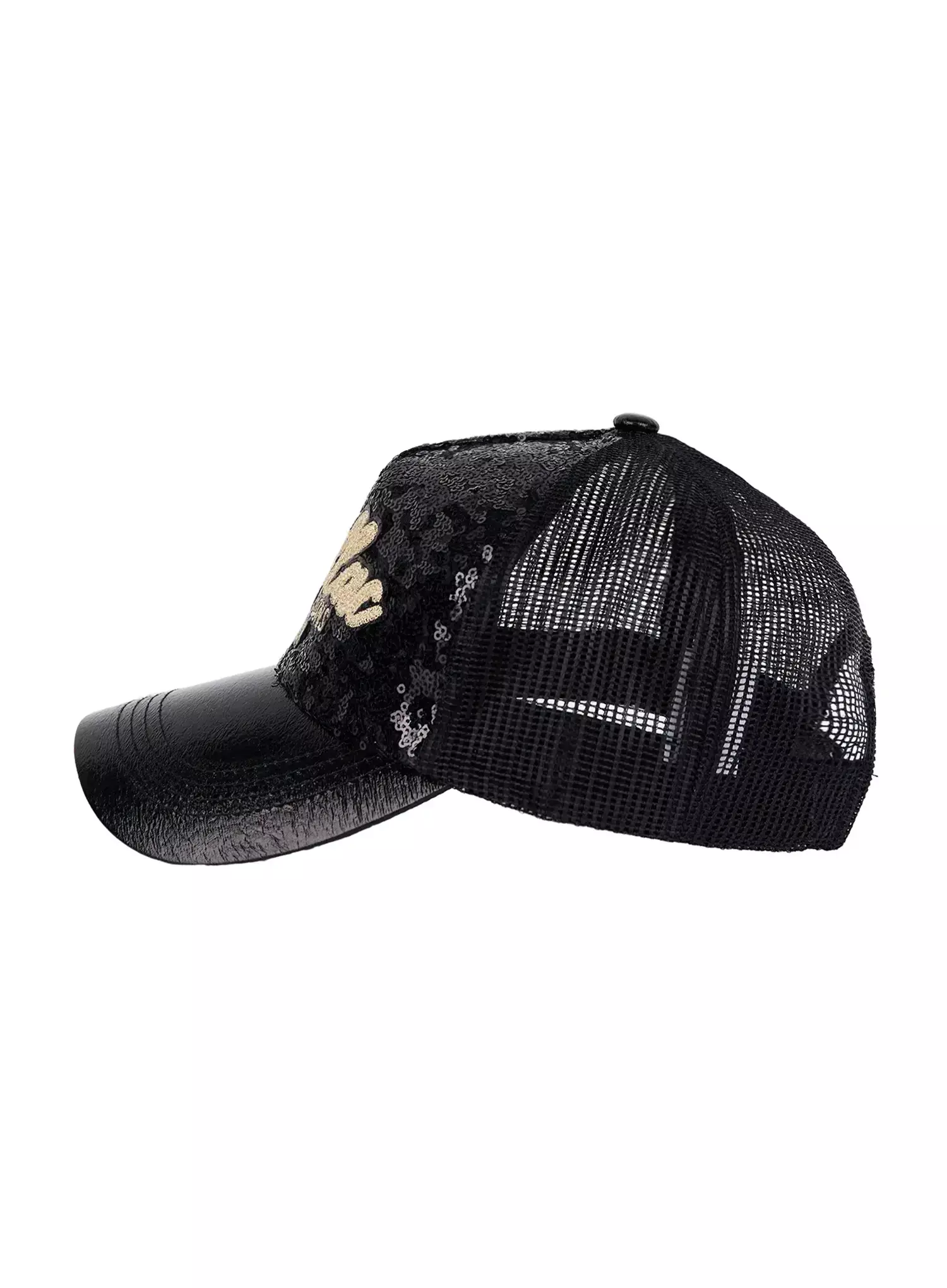 Sequin Lettering Baseball Cap IU509 - Image 15