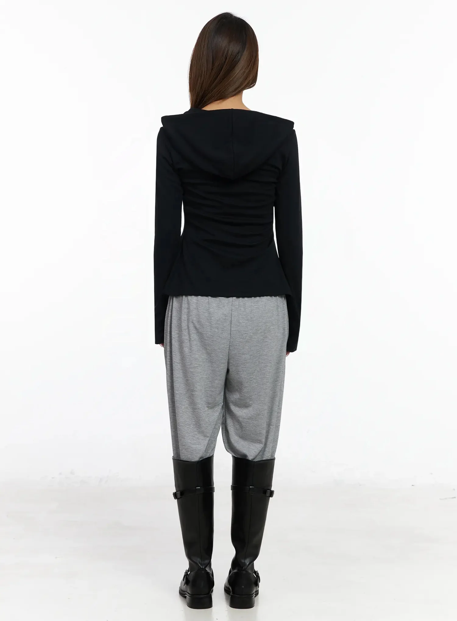 Shane Button Slim Fit Hooded Cardigan IY515 - Image 11