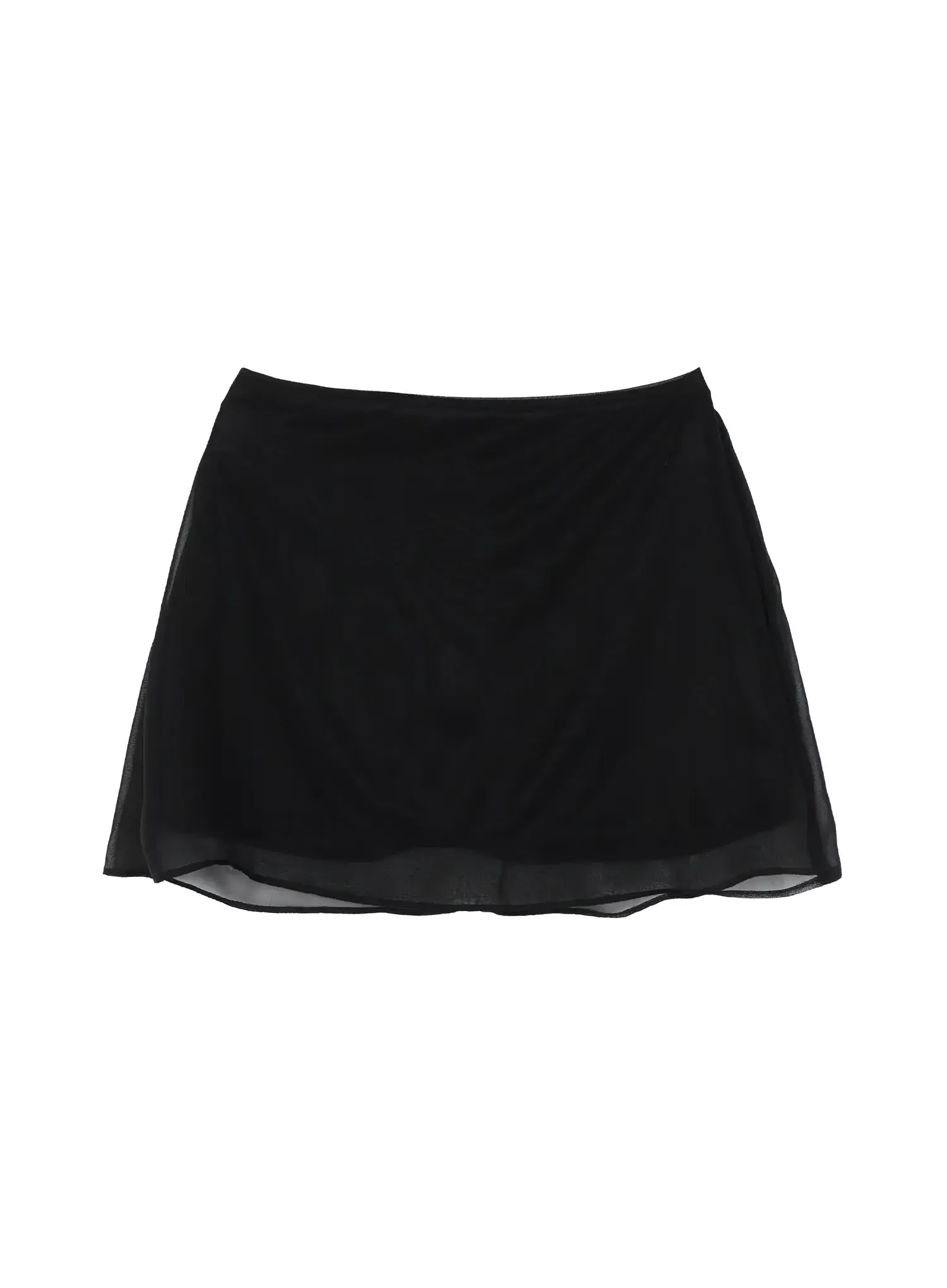 Sheer Chiffon Mini Skirt IS516 - Image 15