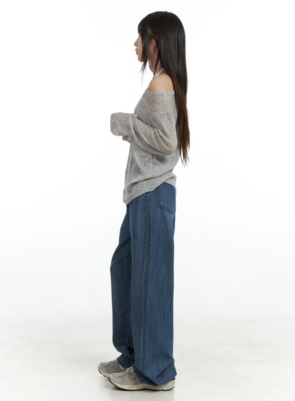 Sheer Elegance Long Sleeve Top CL425 - Image 3
