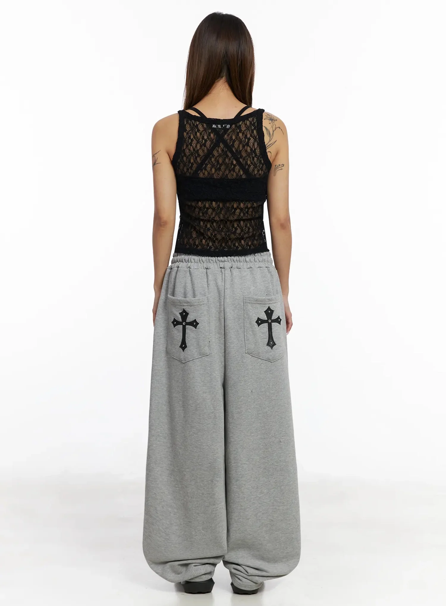 Sheer Lace Crop Tank IY501 - Image 13