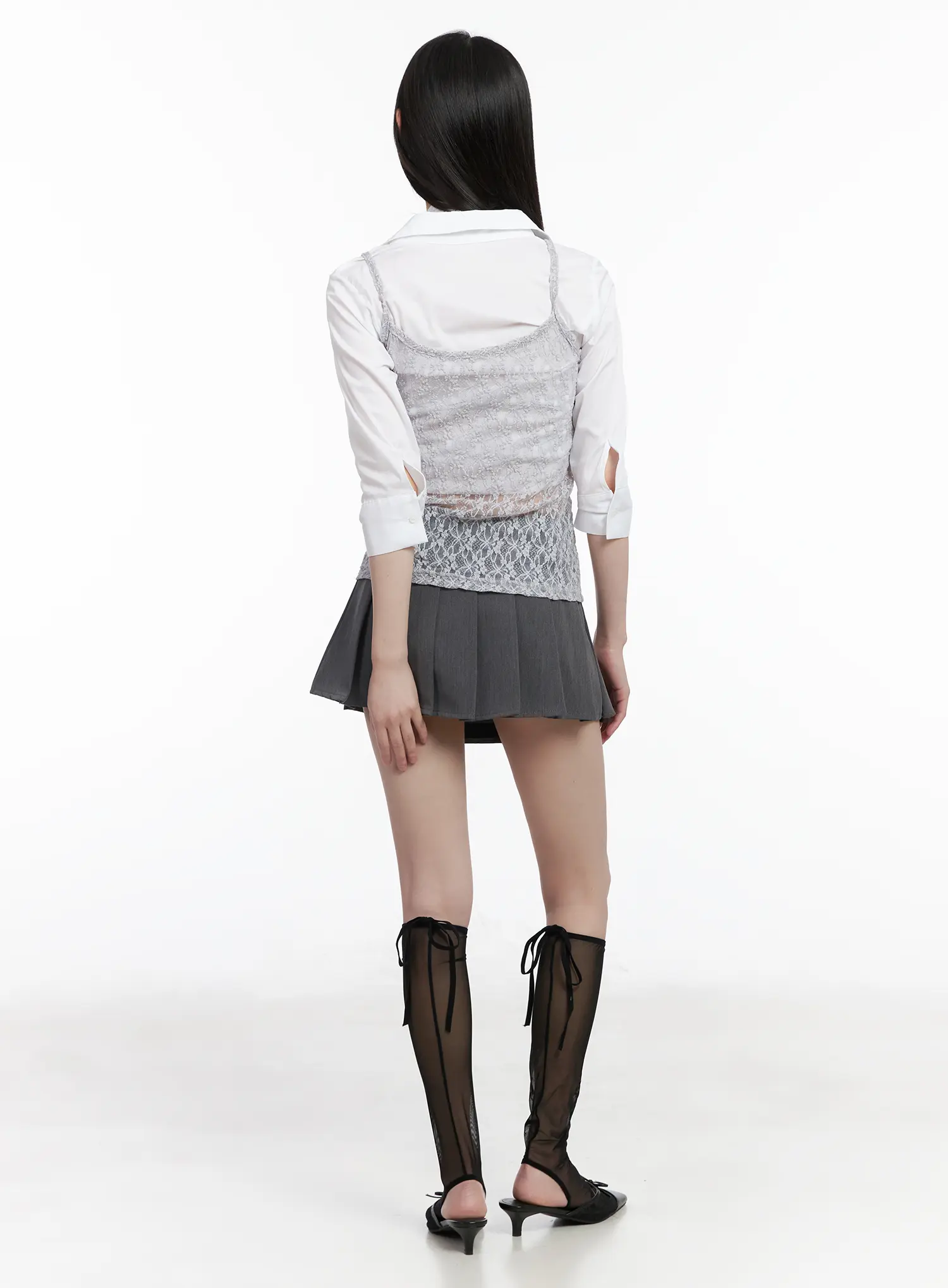 Sheer Lace Tank Top CM525 - Image 5