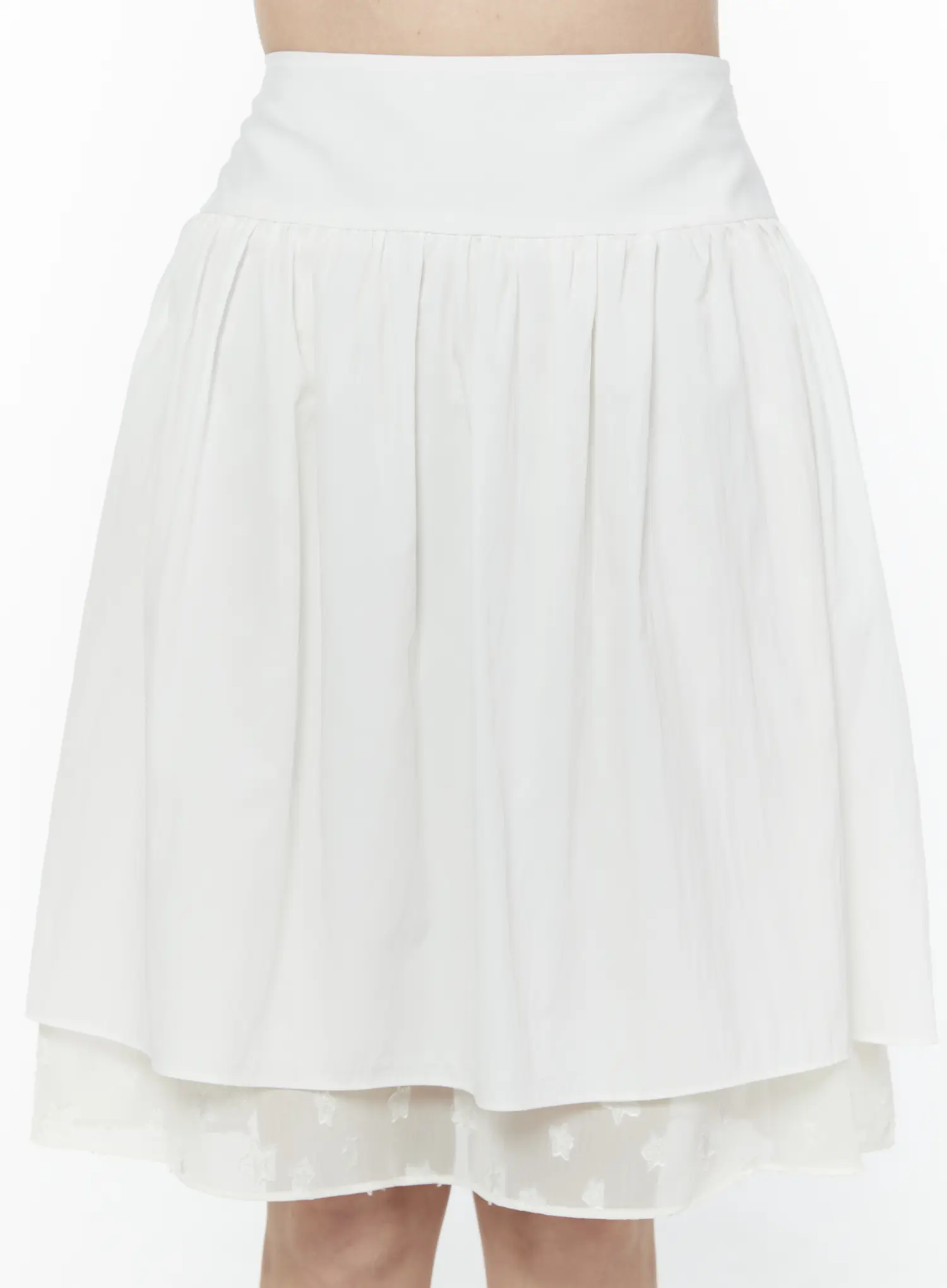 Sheer Layered Midi Skirt IU505 - Image 3