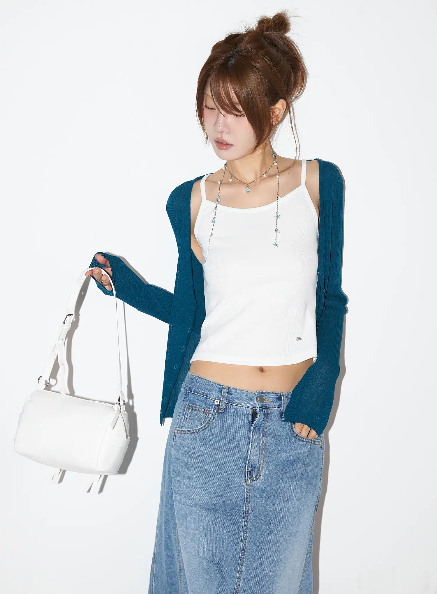Sheer Linen Cardigan CY528