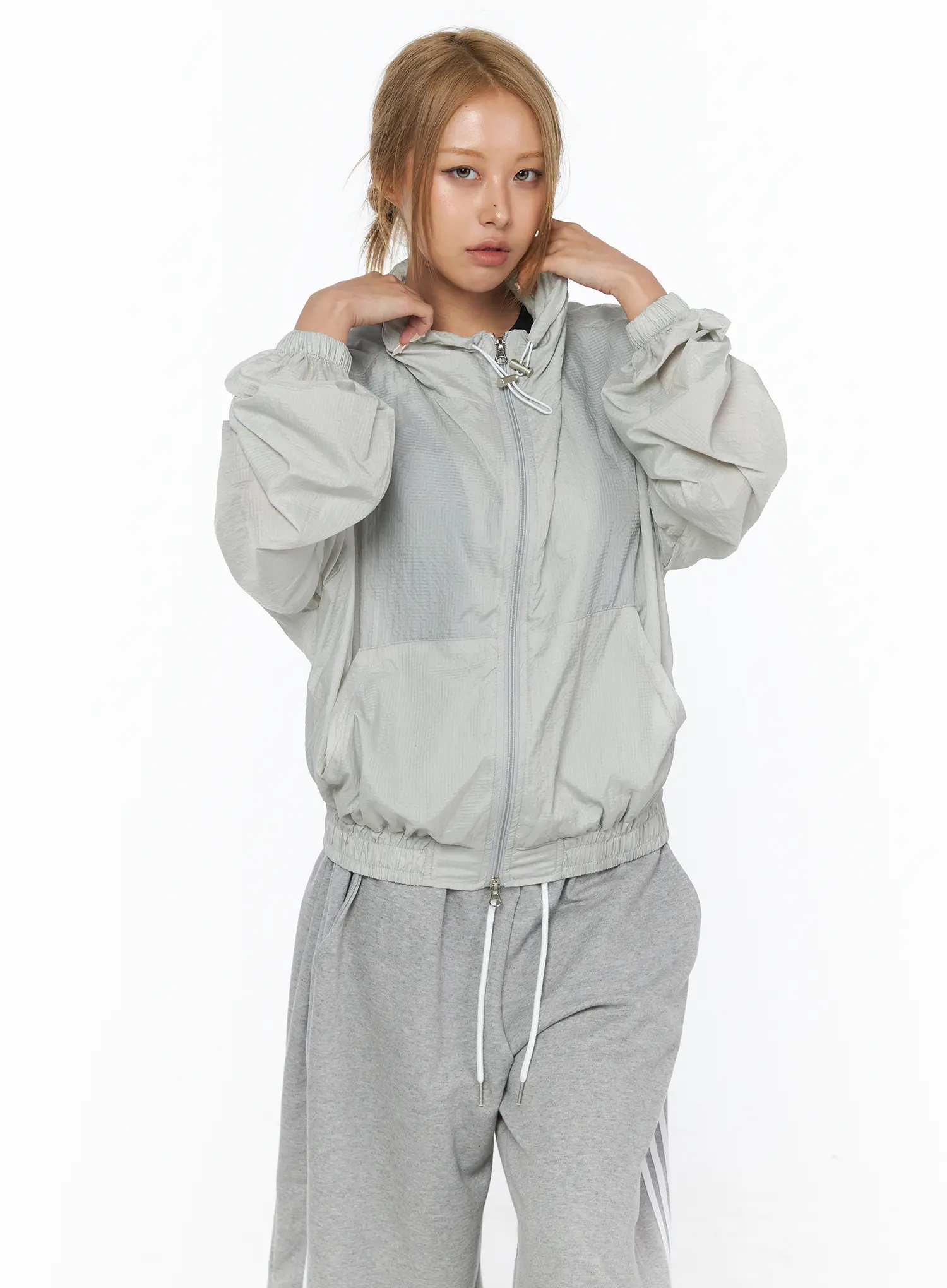 Sheer Nylon Windbreaker CU523 - Image 10