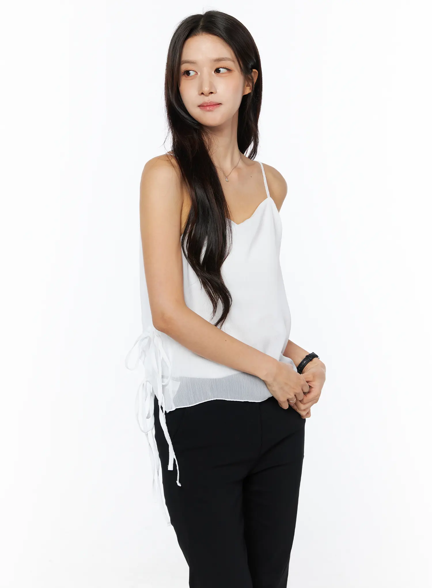 Sheer Ribbon Cami Top CU522 - Image 6
