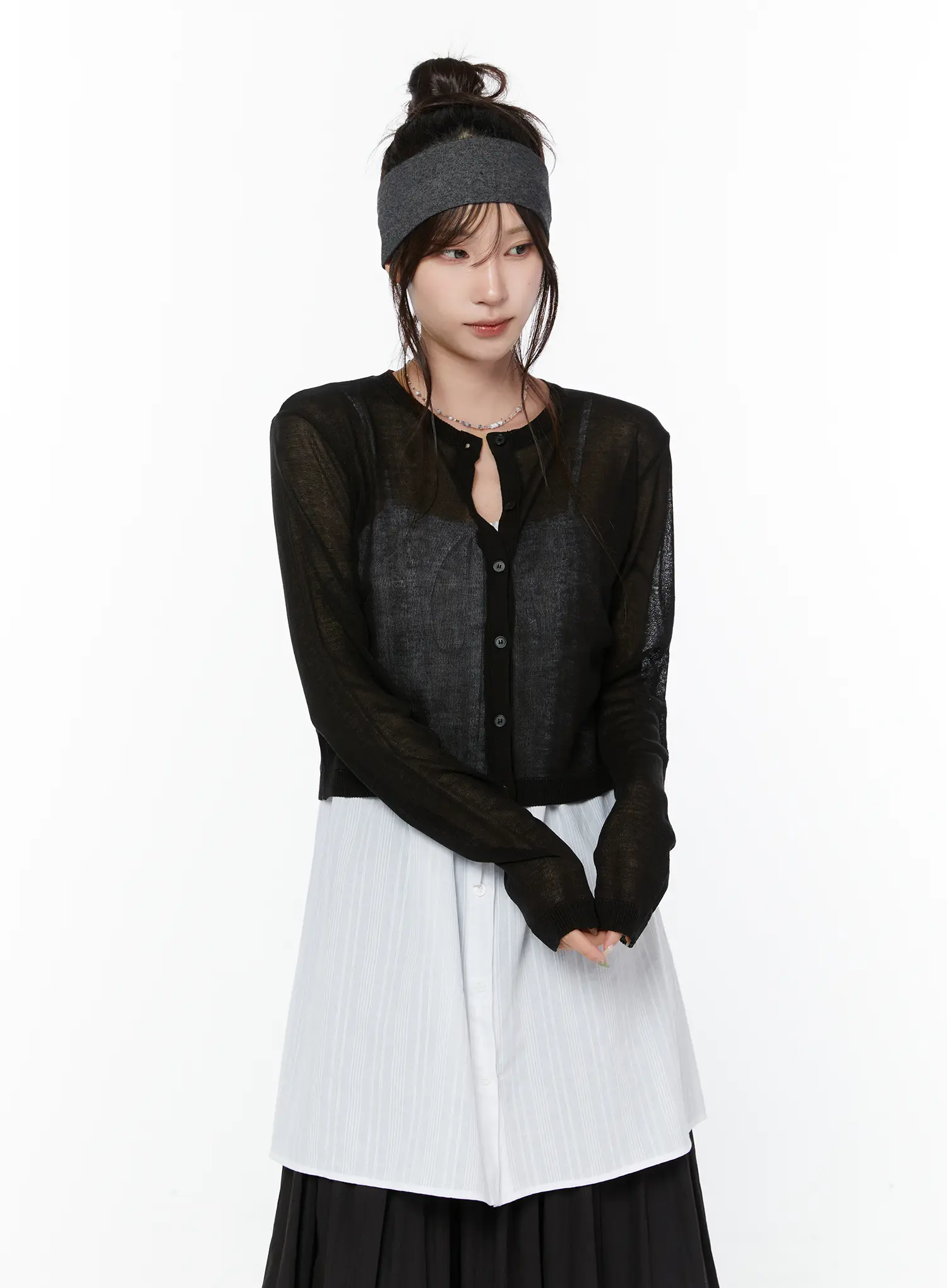 Sheer Summer Cardigan CY515 - Image 6