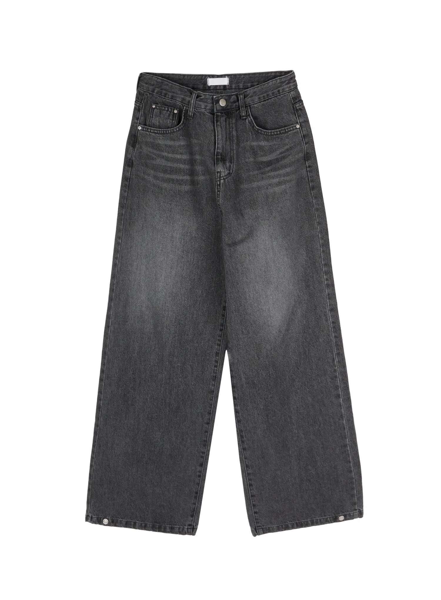 Shia Vintage Wash Wide-Leg Jeans IY514 - Image 10