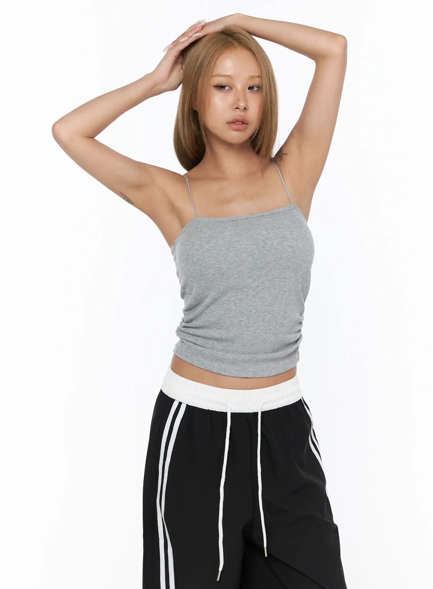 Shirred Padded Tank Top CU523 - Image 9