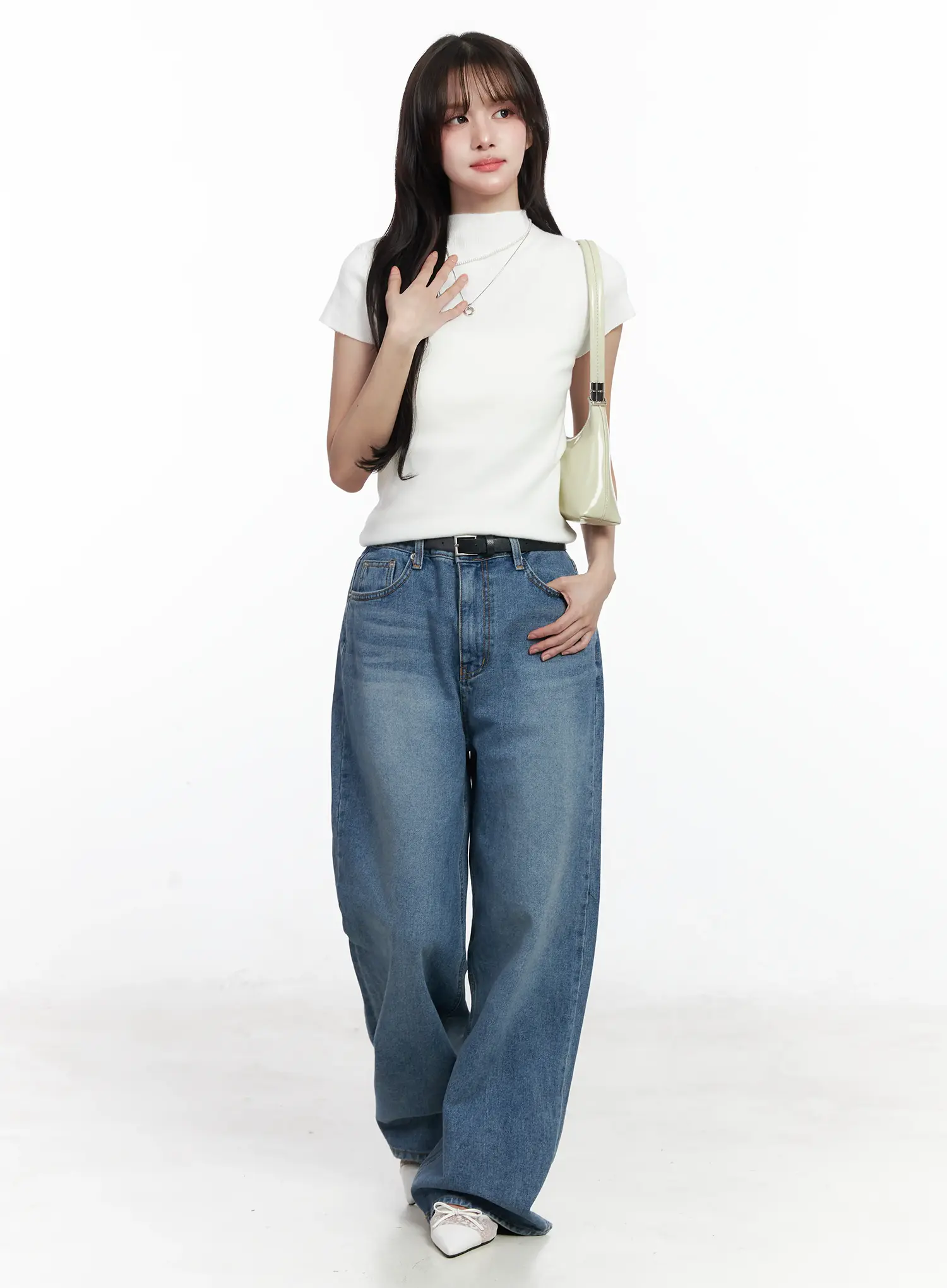 Short Sleeve Knit Top IJ529