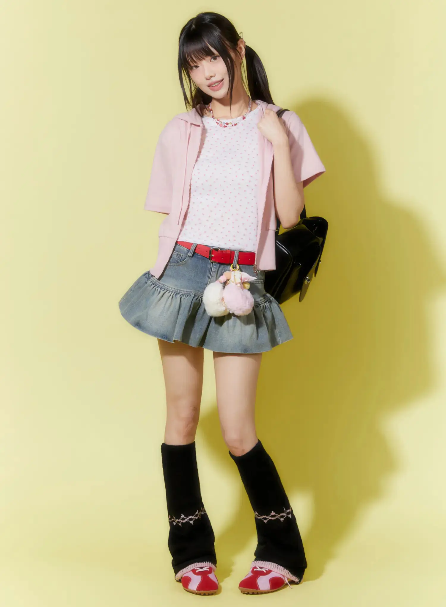 Short Sleeve Zip-Up Hoodie CU515 - Image 11