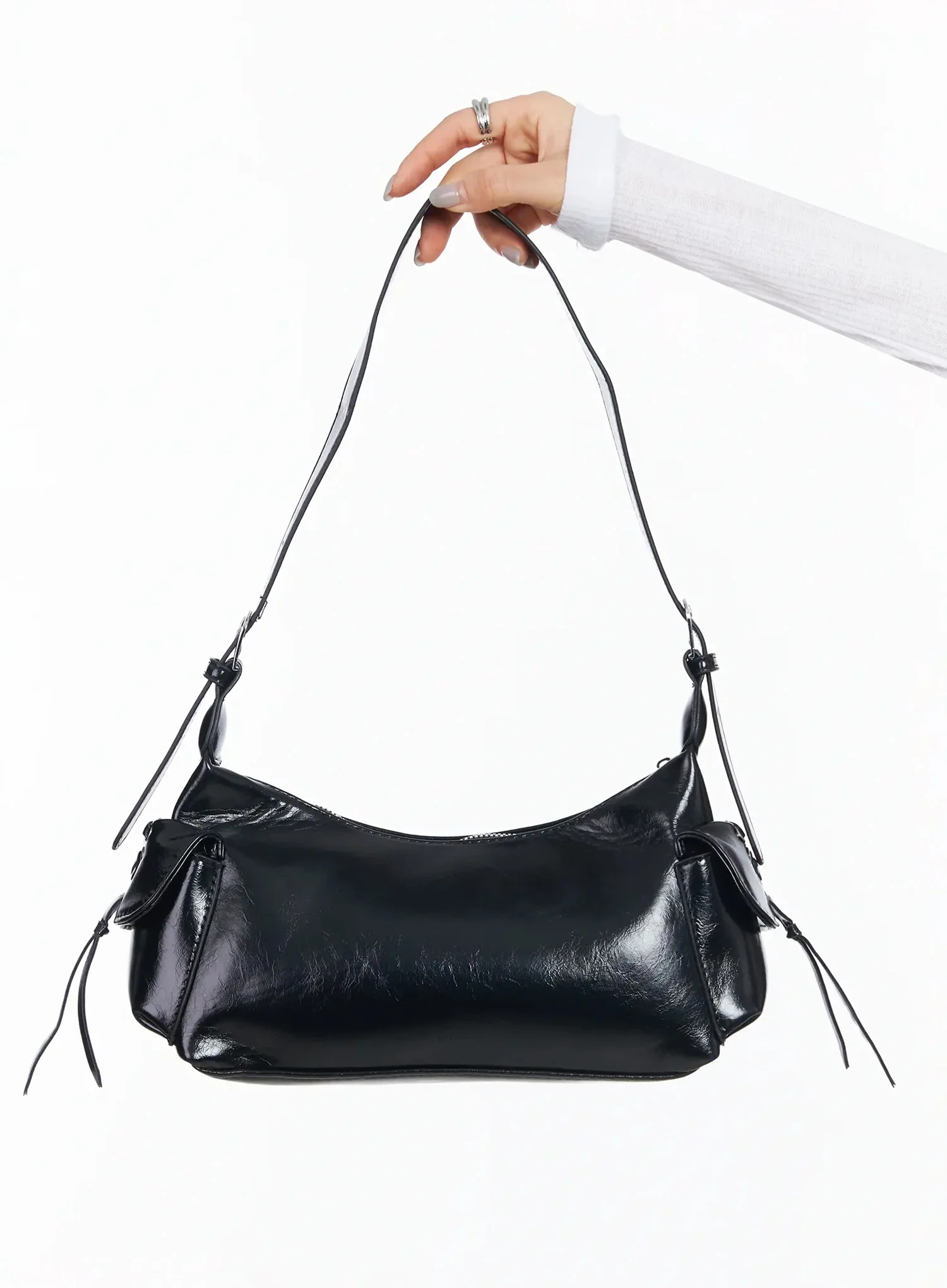 Side Corset Detail Shoulder Bag CA513