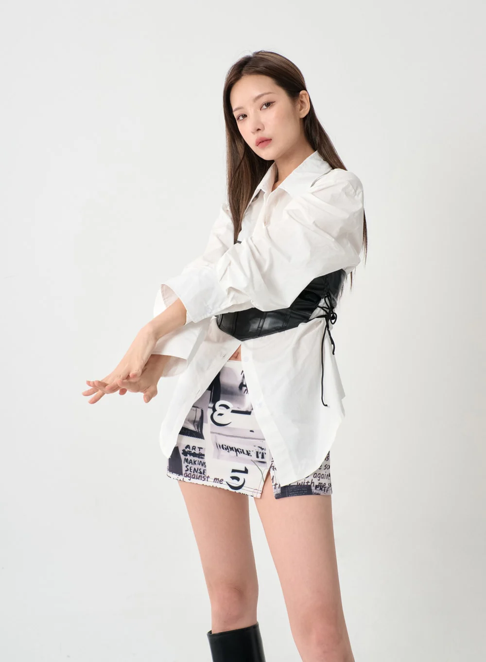 Side Cross Strap Tank Top IS07 - Image 2