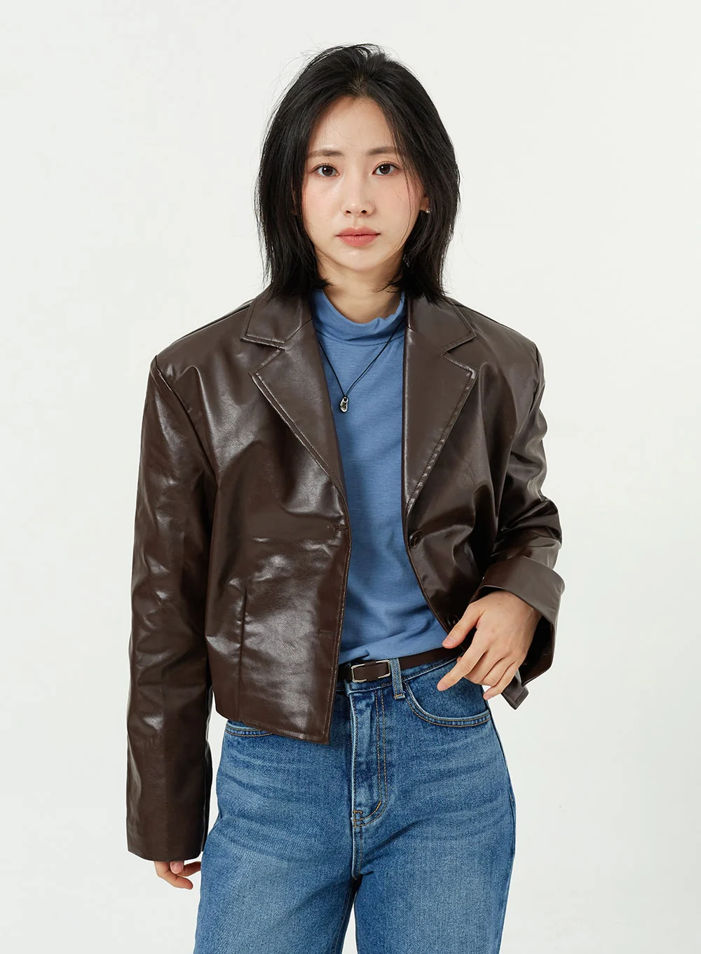 Side Slit Jeans OM308 - Image 12