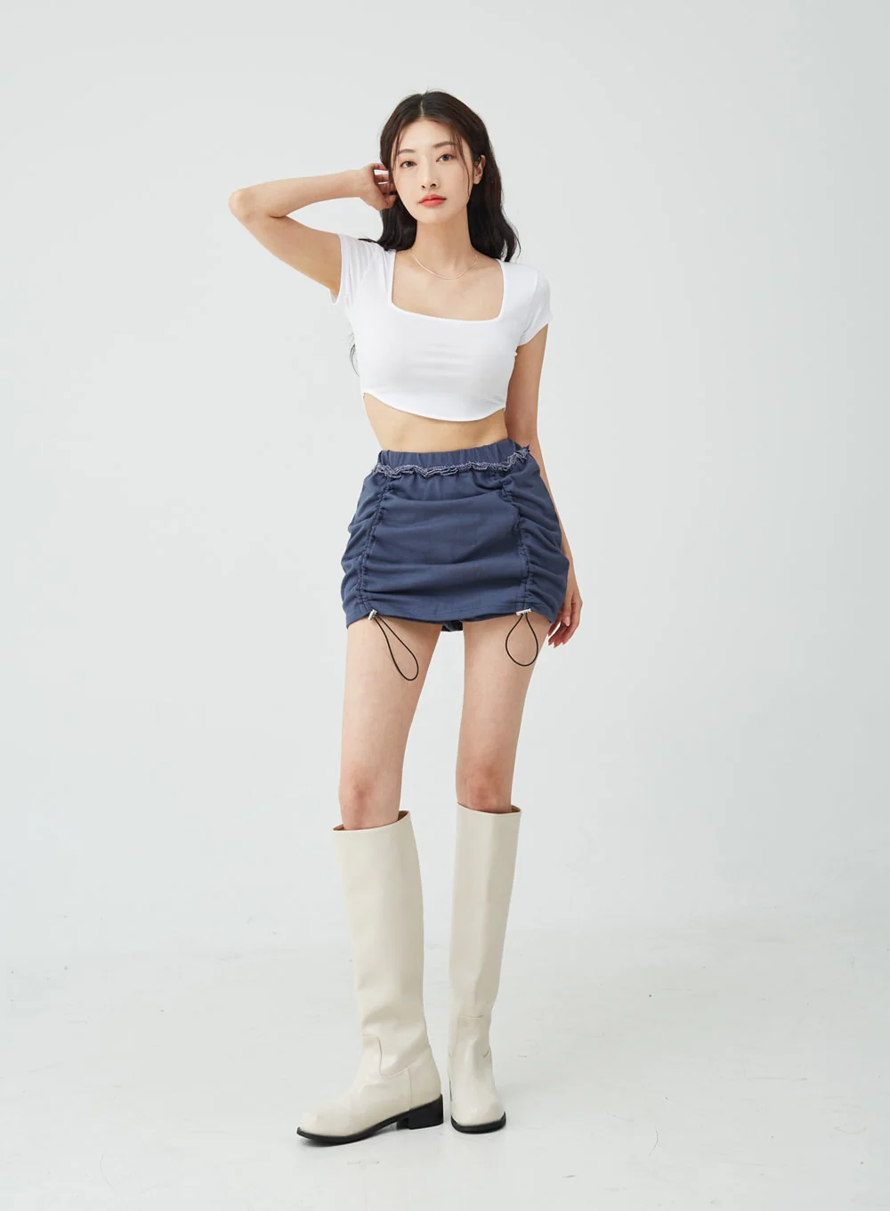 Side String Skirt Pants IU26 - Image 5