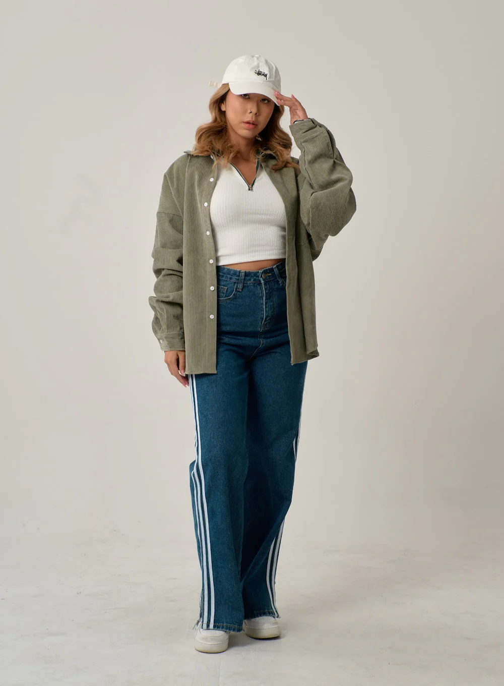Side Stripes Straight Leg Jeans IN22 - Image 19