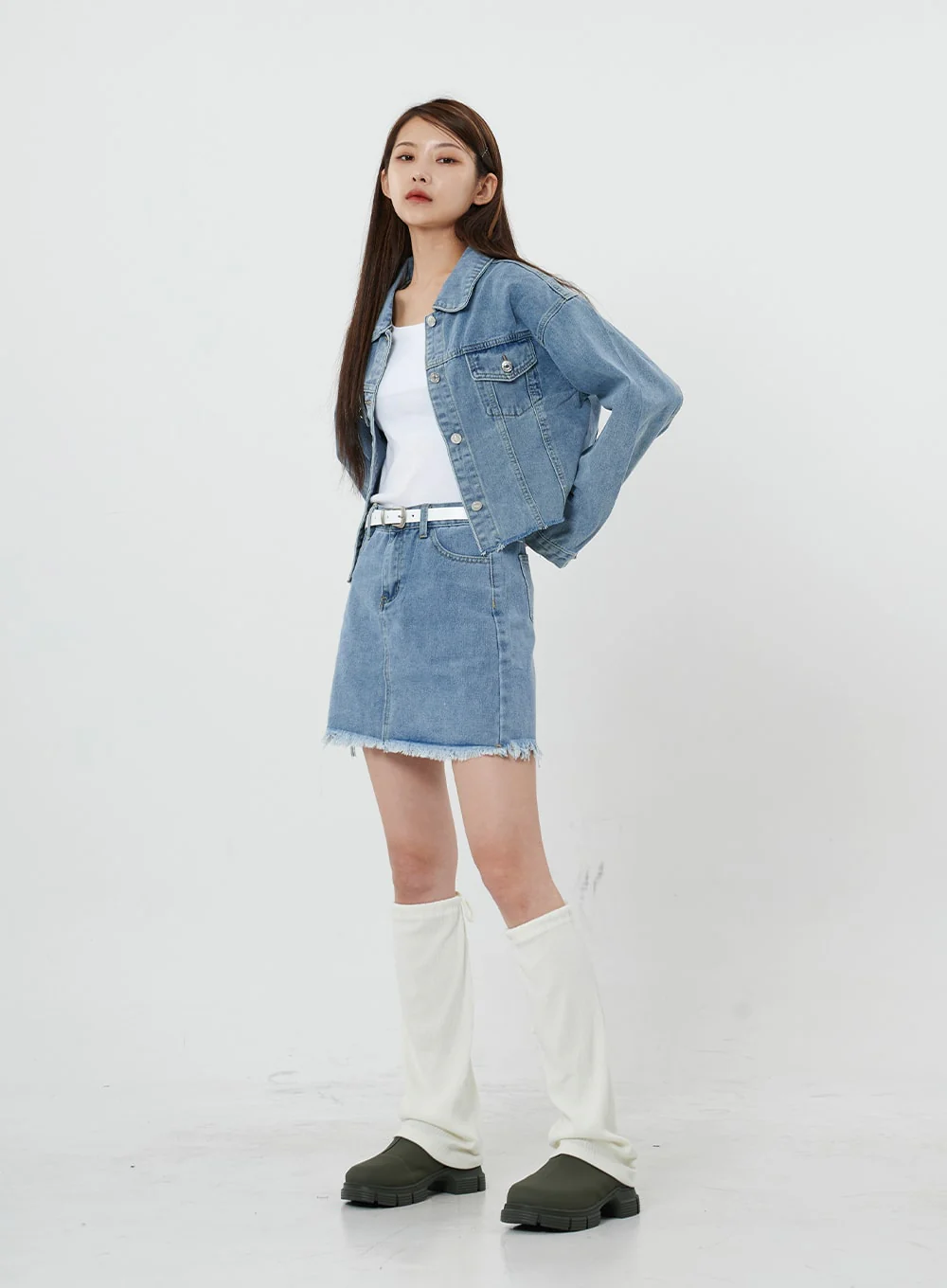 Sienna Crop Jeans Jacket CS21 - Image 10