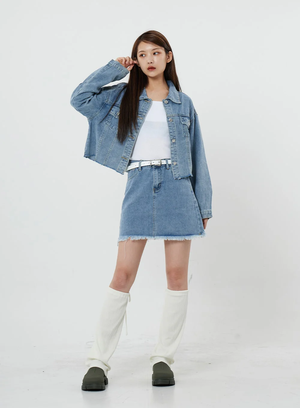 Sienna Crop Jeans Jacket CS21 - Image 8